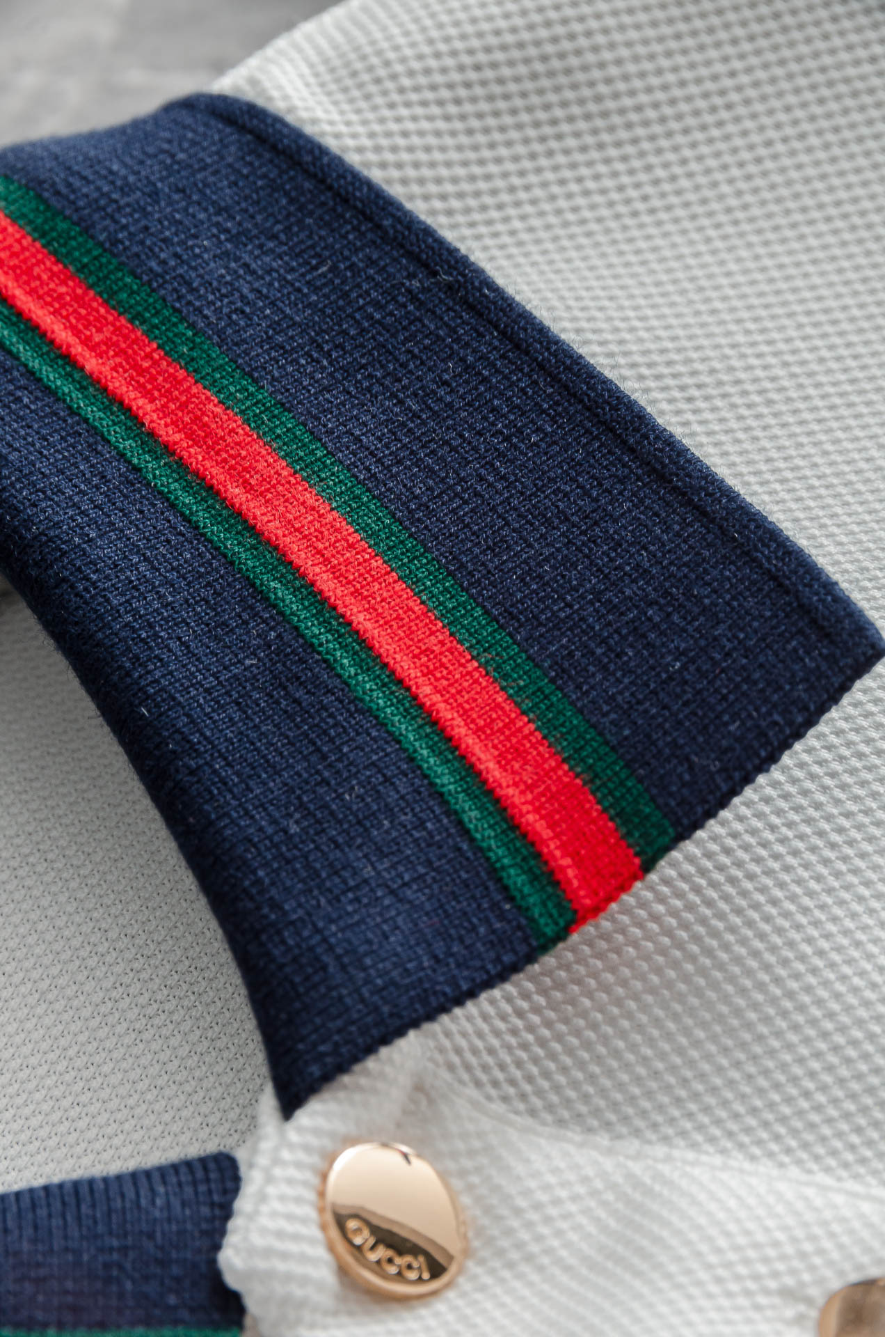 Gucc#*i. 古/驰2025//男士商务休闲纯色翻领短袖POLO衫#客供进口100%珠地棉面料，甄选