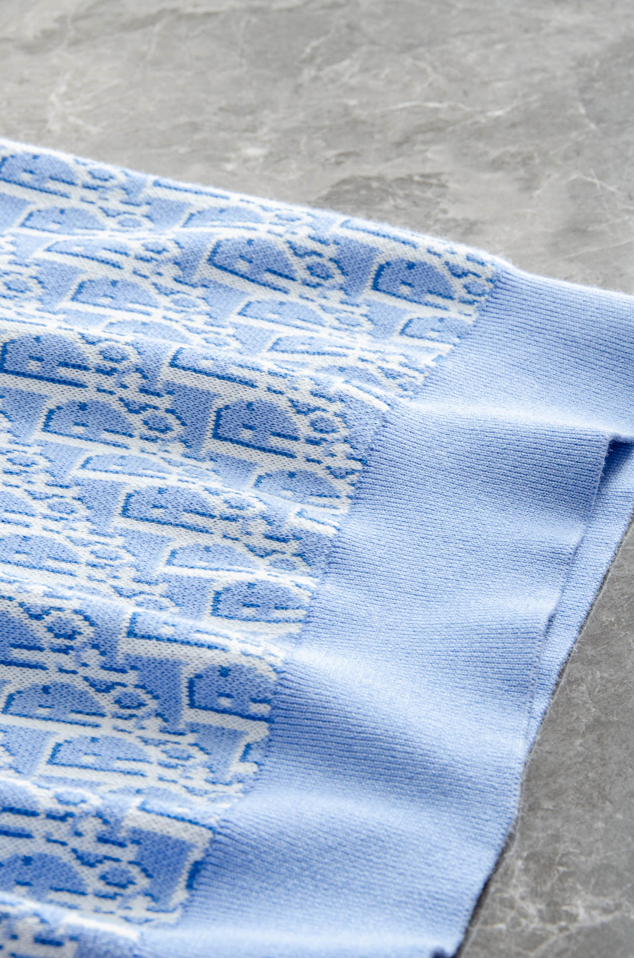 Di#or 迪奥2025SS横机织法100%长绒棉面料舒适透气男士圆领针织短袖T恤衫#贸易公司渠道稀出，