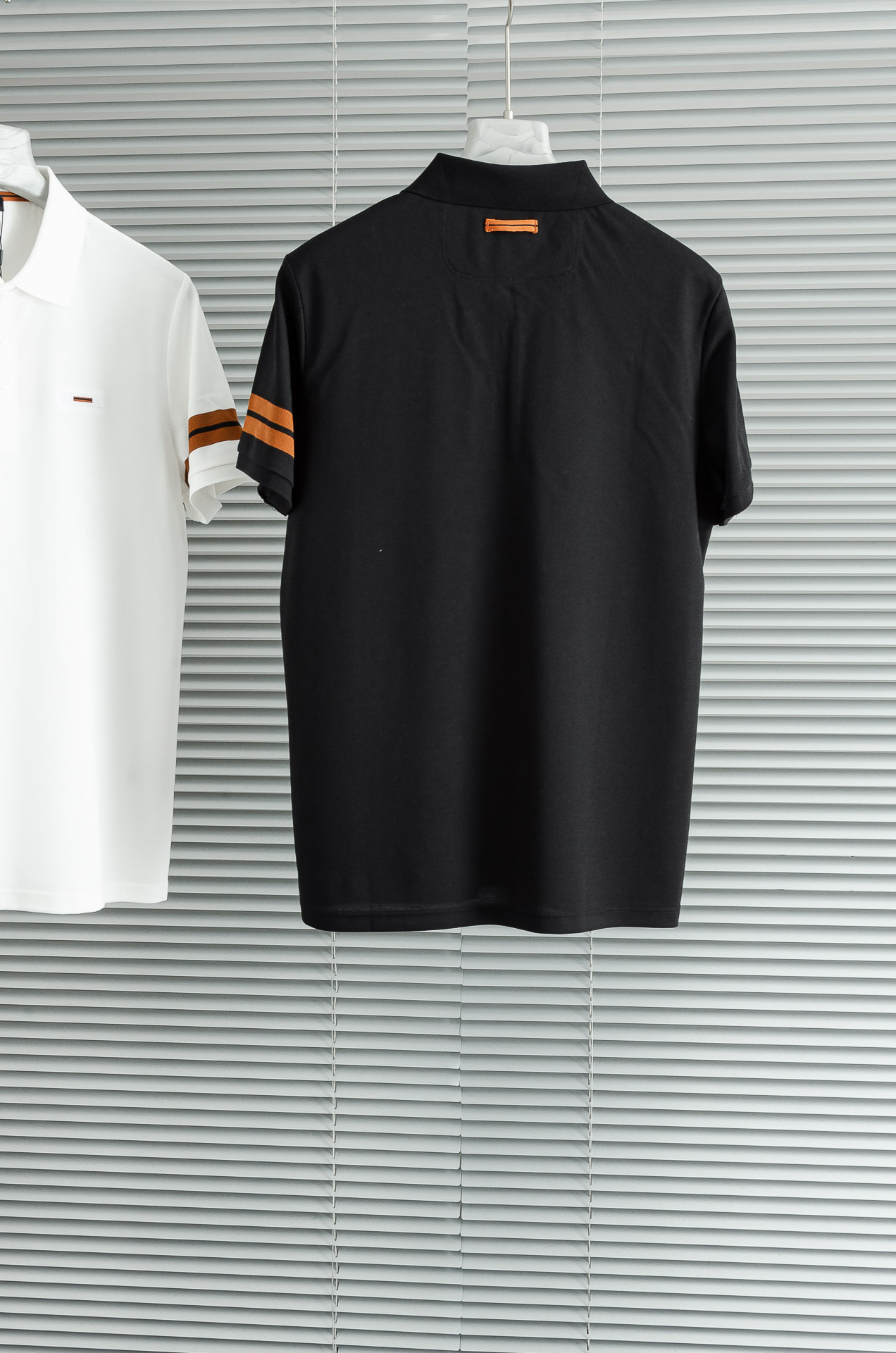 Zeg#＊na 杰/尼/亚 2025//男士商务休闲纯色翻领短袖POLO衫#客供进口100%珠地棉面料，