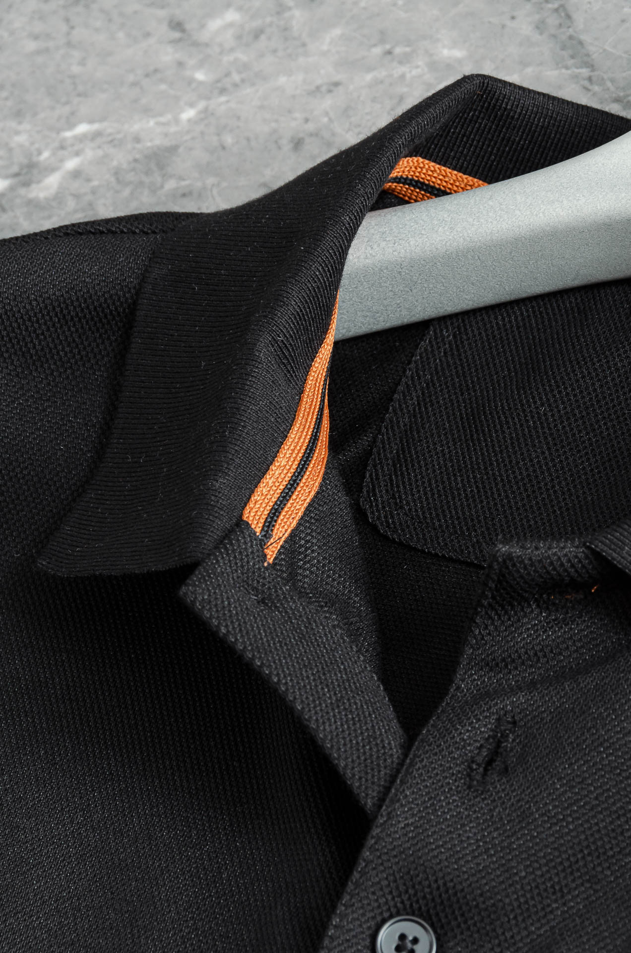 Zeg#＊na 杰/尼/亚 2025//男士商务休闲纯色翻领短袖POLO衫#客供进口100%珠地棉面料，