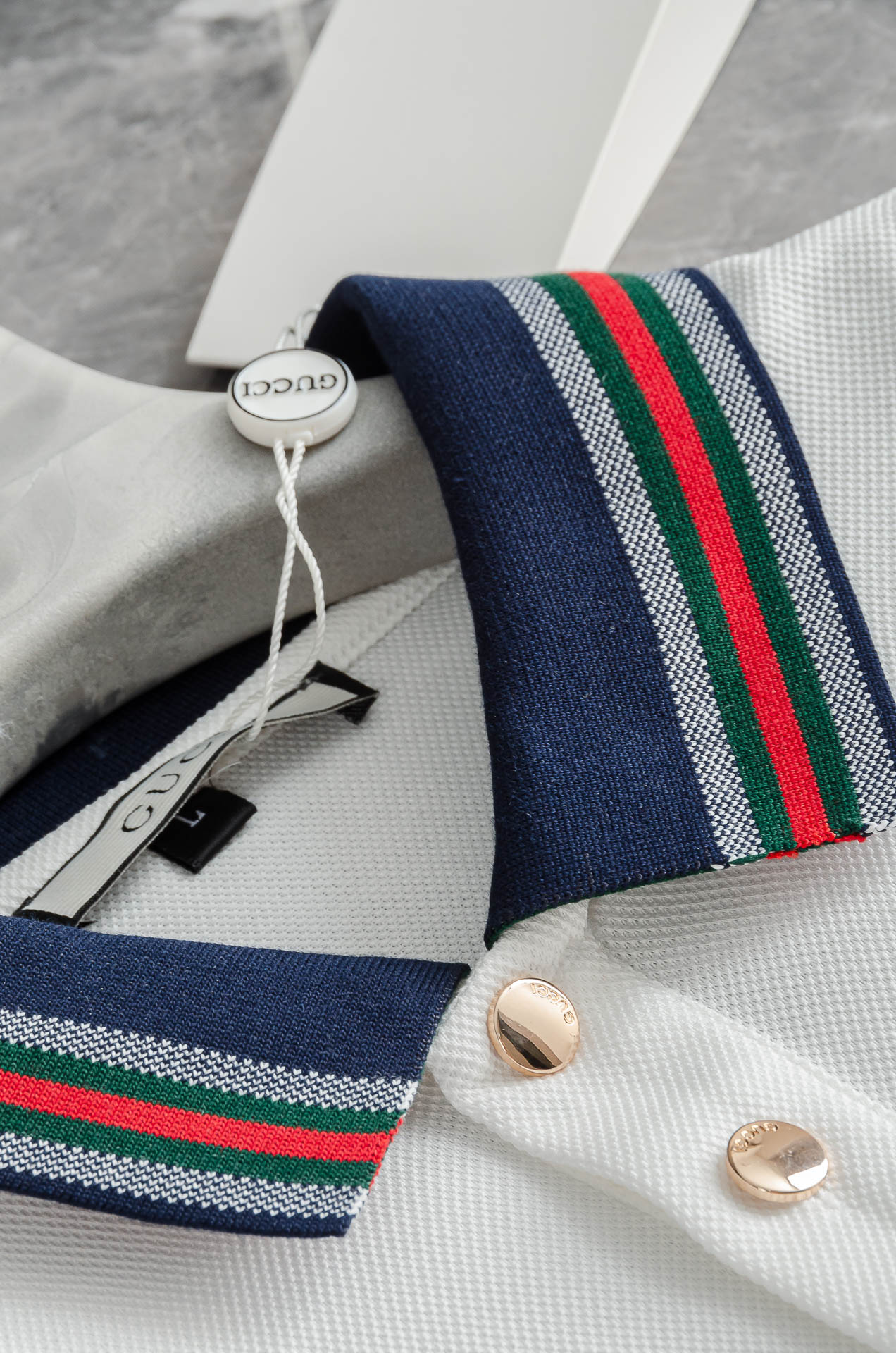 Gucc#*i. 古＊驰2025//男士商务休闲纯色翻领短袖POLO衫#客供进口100%珠地棉面料，甄选