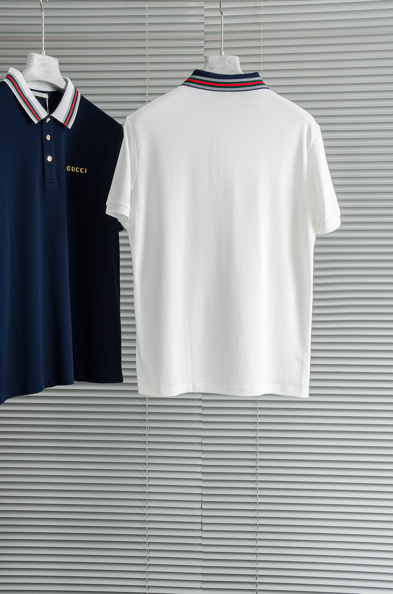 Gucc#*i. 古＊驰2025//男士商务休闲纯色翻领短袖POLO衫#客供进口100%珠地棉面料，甄选