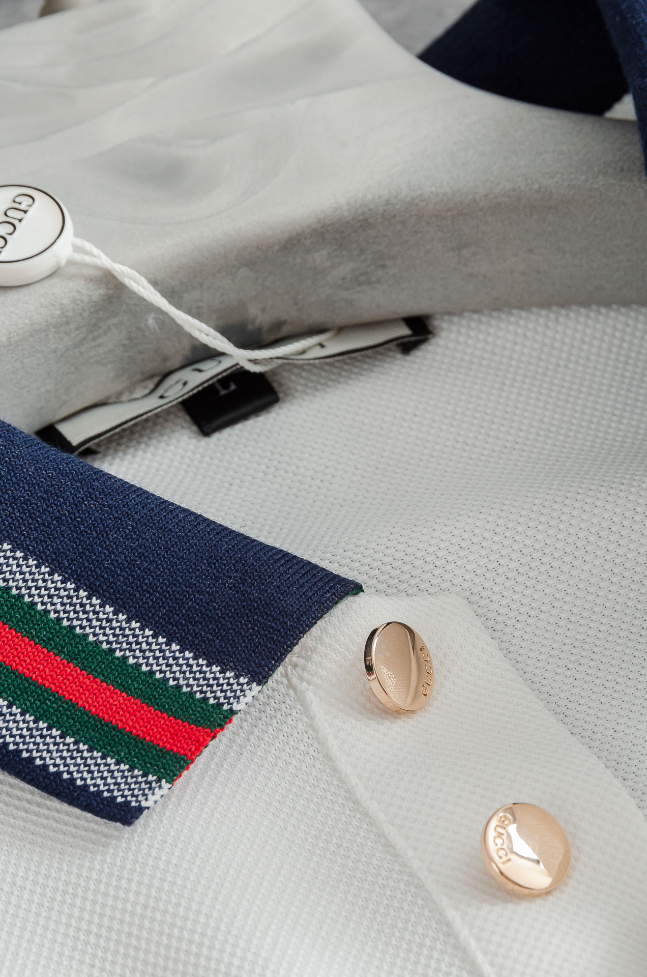 Gucc#*i. 古＊驰2025//男士商务休闲纯色翻领短袖POLO衫#客供进口100%珠地棉面料，甄选