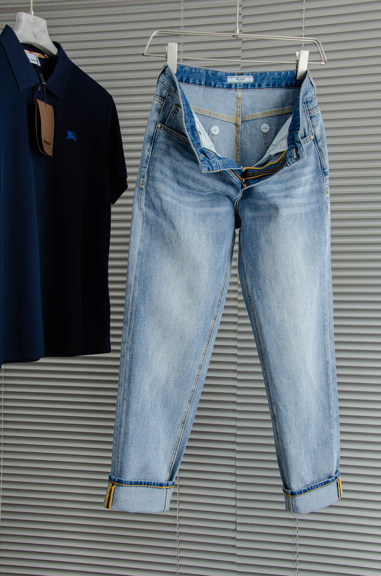 Prada Men's Fashion Straight-Leg Jeans - Light Wash Denim, Sizes 30-38 4 o 1iram8vlr599eis2tt1l98a962