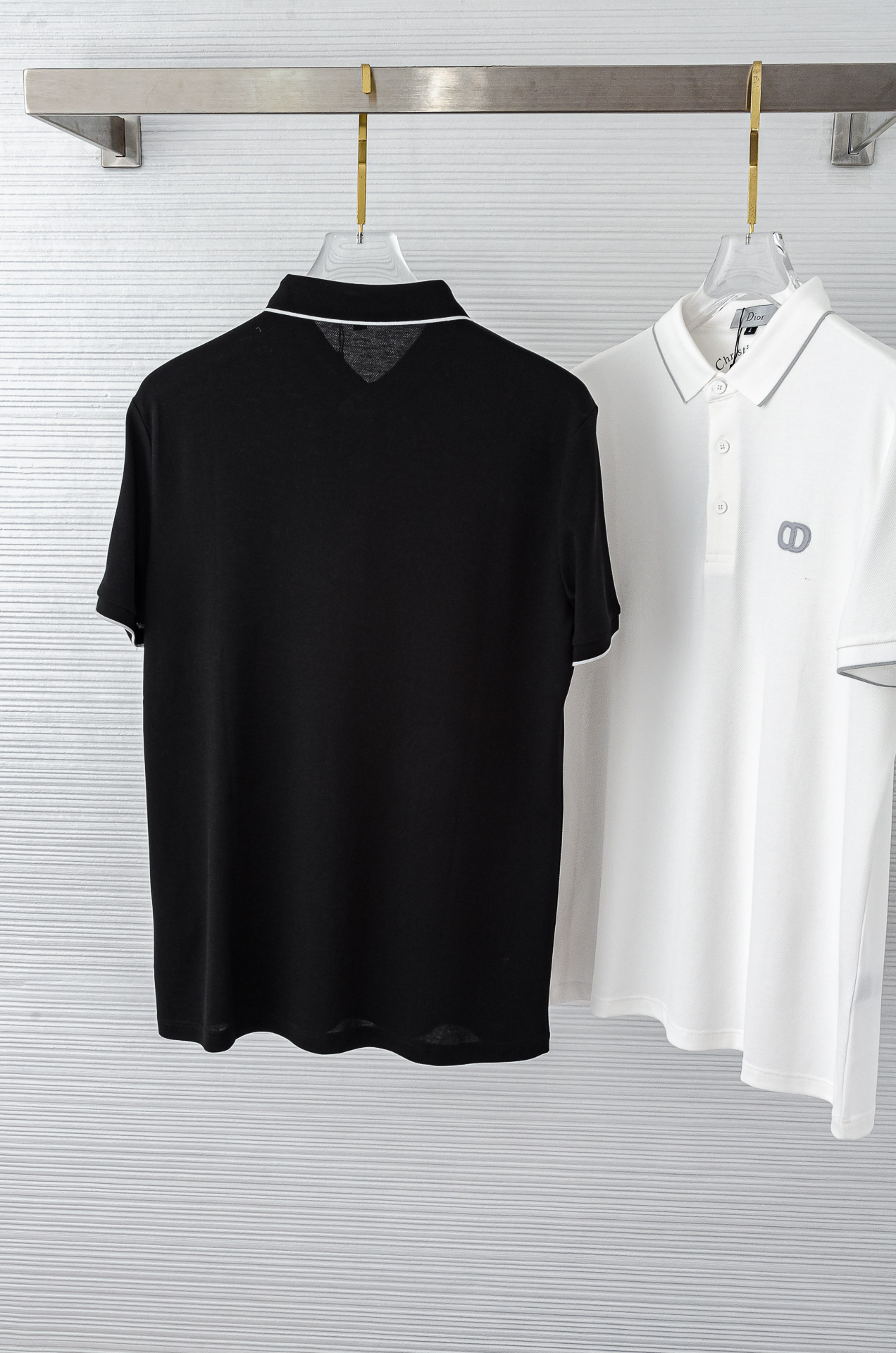 Di#* or 2025//男士商务休闲纯色翻领短袖POLO衫#客供进口100%珠地棉面料，甄选上等长绒