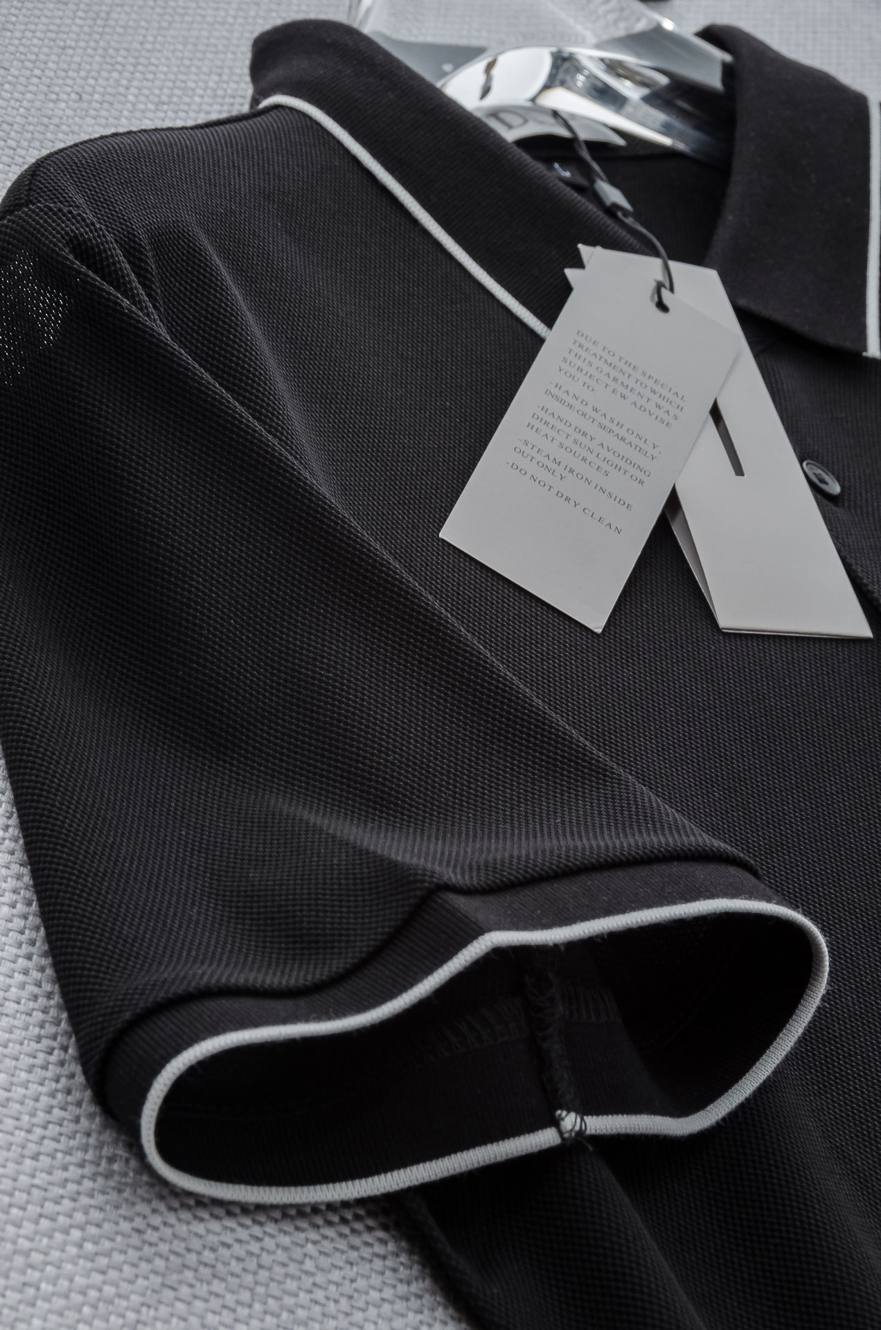 Di#* or 2025//男士商务休闲纯色翻领短袖POLO衫#客供进口100%珠地棉面料，甄选上等长绒