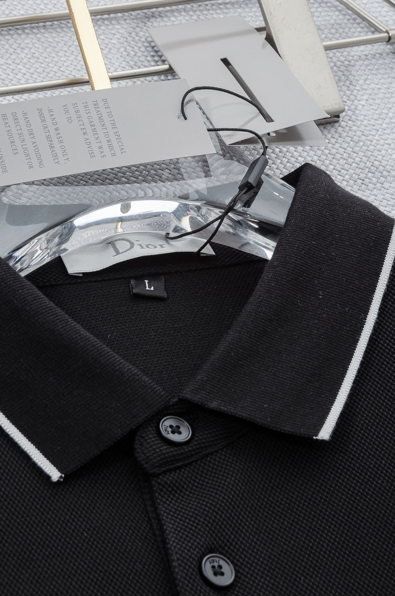 Di#* or 2025//男士商务休闲纯色翻领短袖POLO衫#客供进口100%珠地棉面料，甄选上等长绒