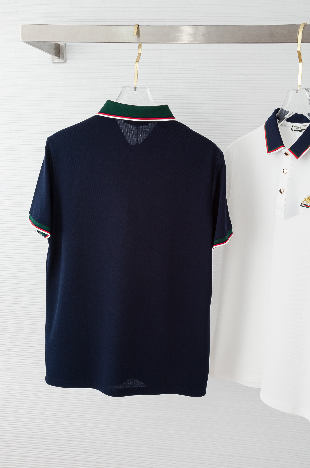 Gucc#* i2025//男士商务休闲纯色翻领短袖POLO衫#客供进口100%珠地棉面料，甄选上等长绒