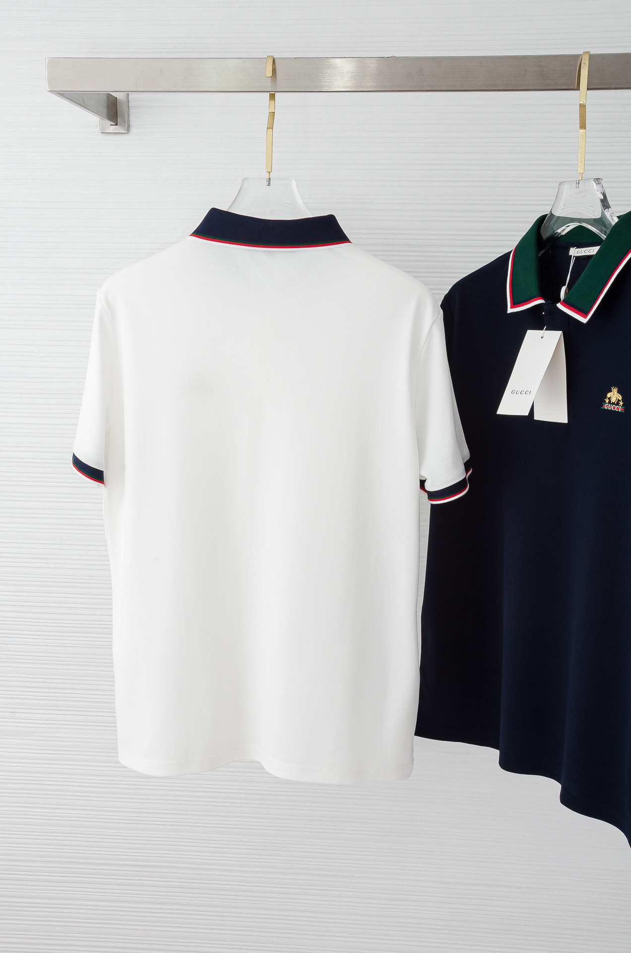 Gucc#* i2025//男士商务休闲纯色翻领短袖POLO衫#客供进口100%珠地棉面料，甄选上等长绒