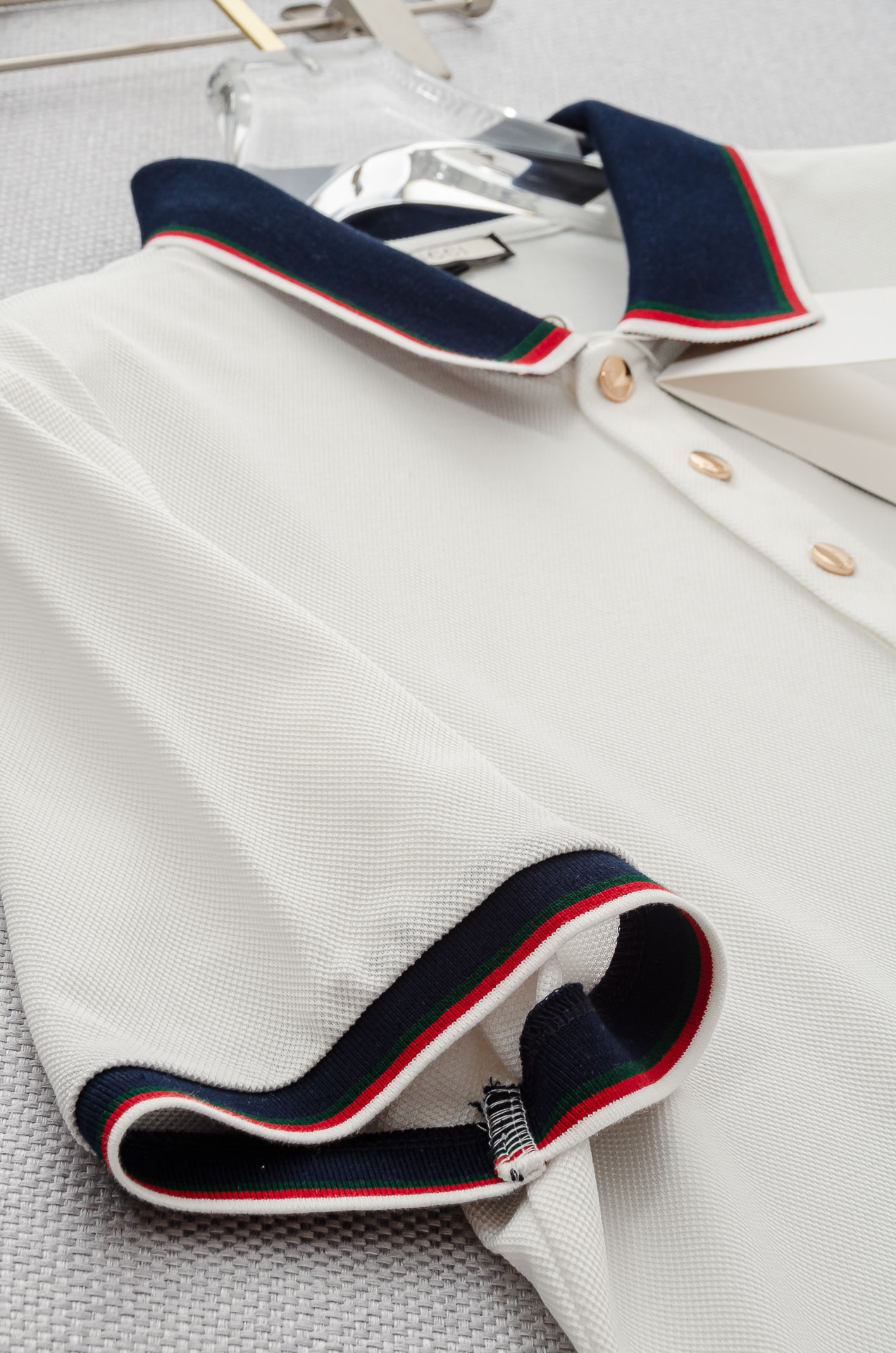 Gucc#* i2025//男士商务休闲纯色翻领短袖POLO衫#客供进口100%珠地棉面料，甄选上等长绒