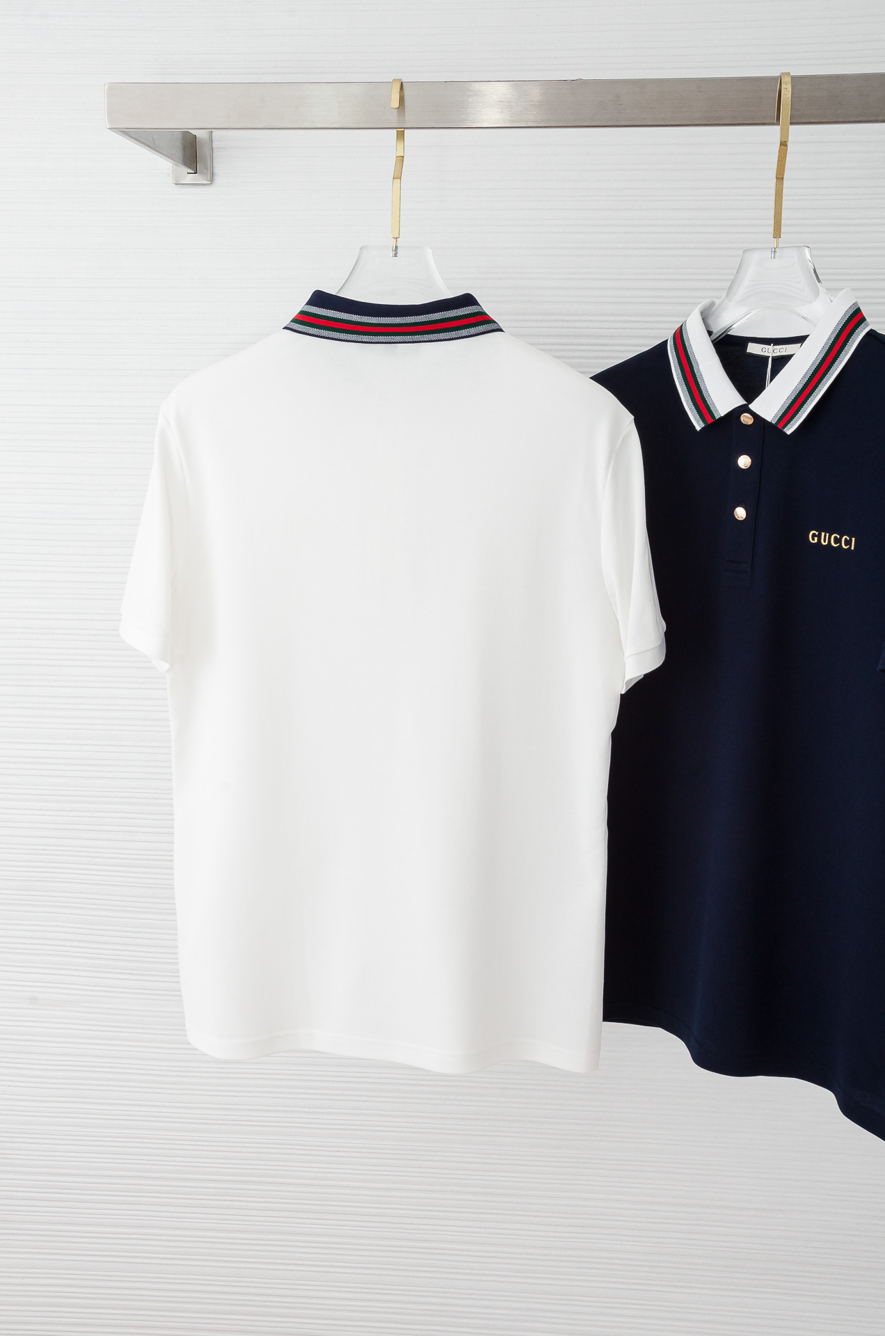 Gucc#* i2025//男士商务休闲纯色翻领短袖POLO衫#客供进口100%珠地棉面料，甄选上等长绒