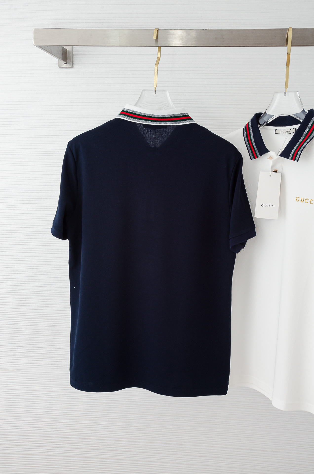 Gucc#* i2025//男士商务休闲纯色翻领短袖POLO衫#客供进口100%珠地棉面料，甄选上等长绒