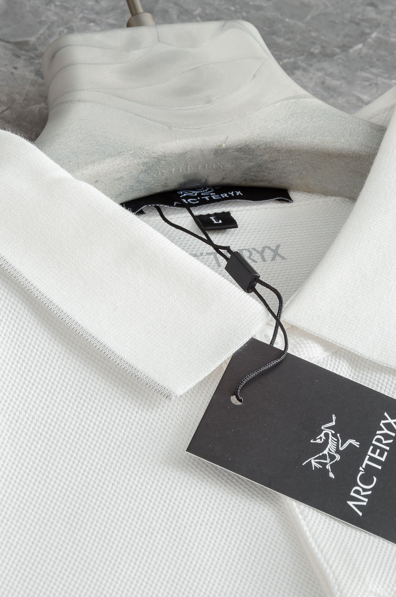 ARC#* TERYX 鸟牌 2025//男士商务休闲纯色翻领短袖POLO衫#客供进口100%珠地棉面料