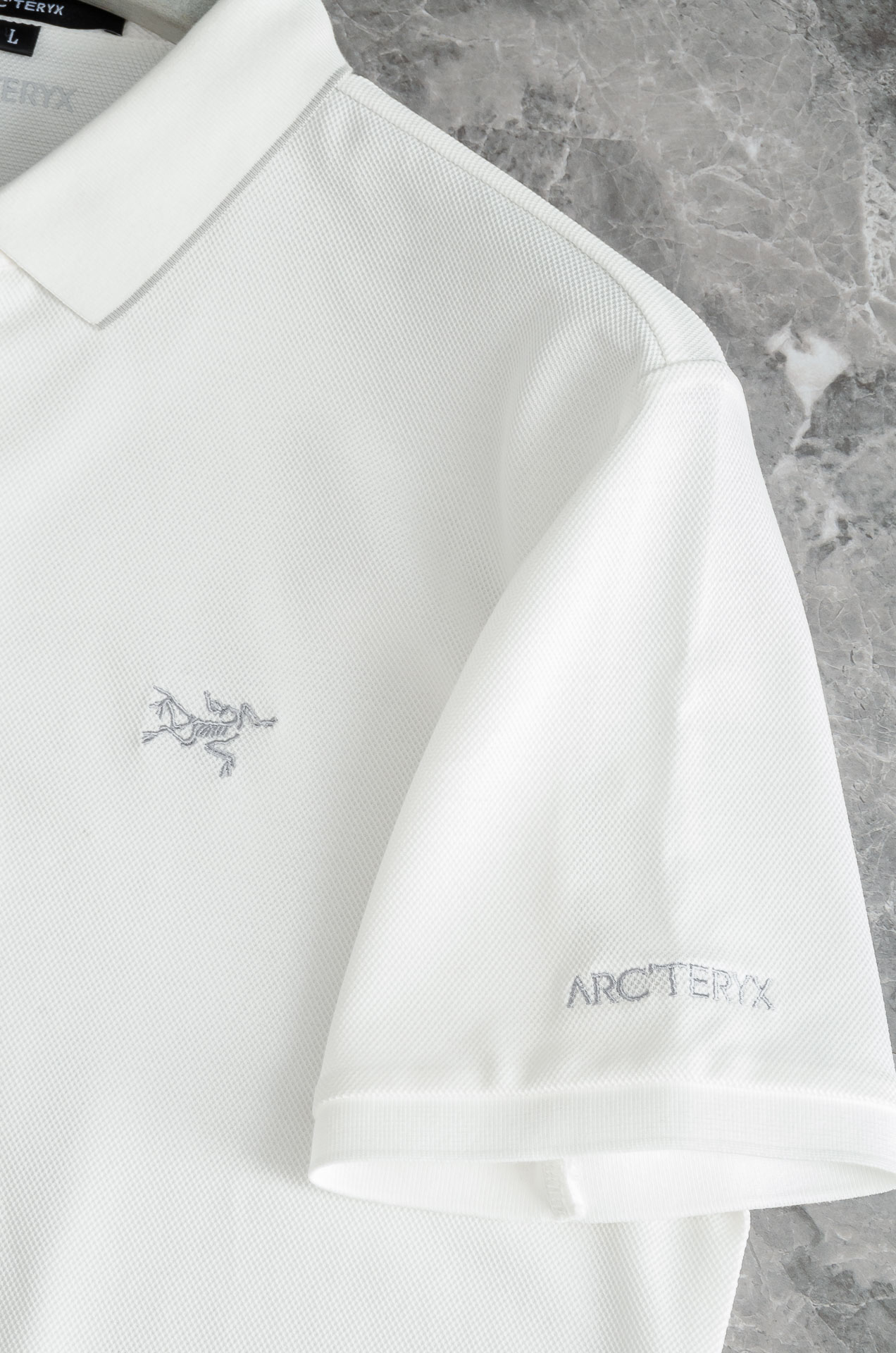 ARC#* TERYX 鸟牌 2025//男士商务休闲纯色翻领短袖POLO衫#客供进口100%珠地棉面料