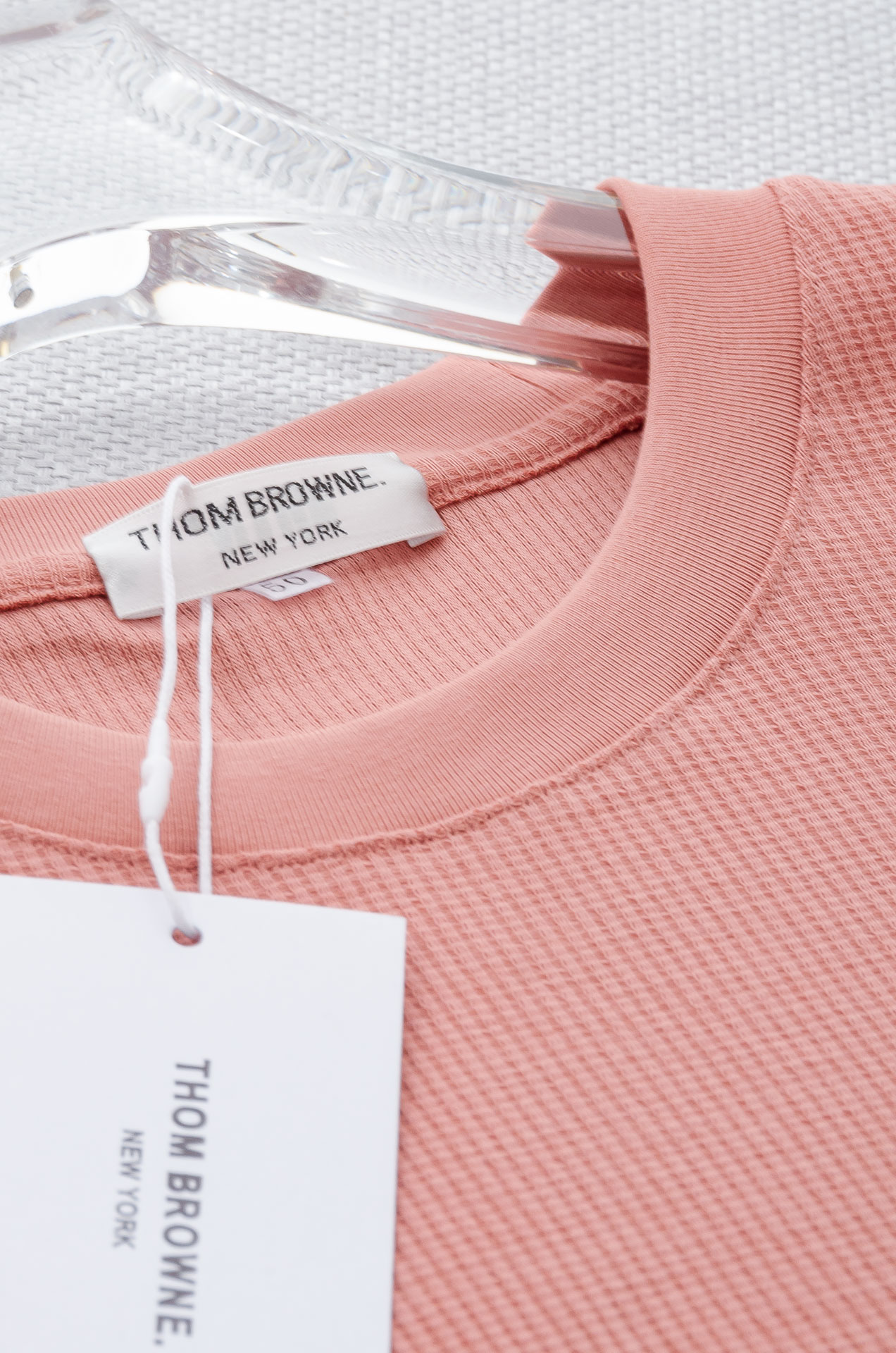 TB -2025ss 会呼吸的面料100%匹马棉胸前标志性装饰华夫格肌理感男士圆领短袖T恤衫#面料精选生