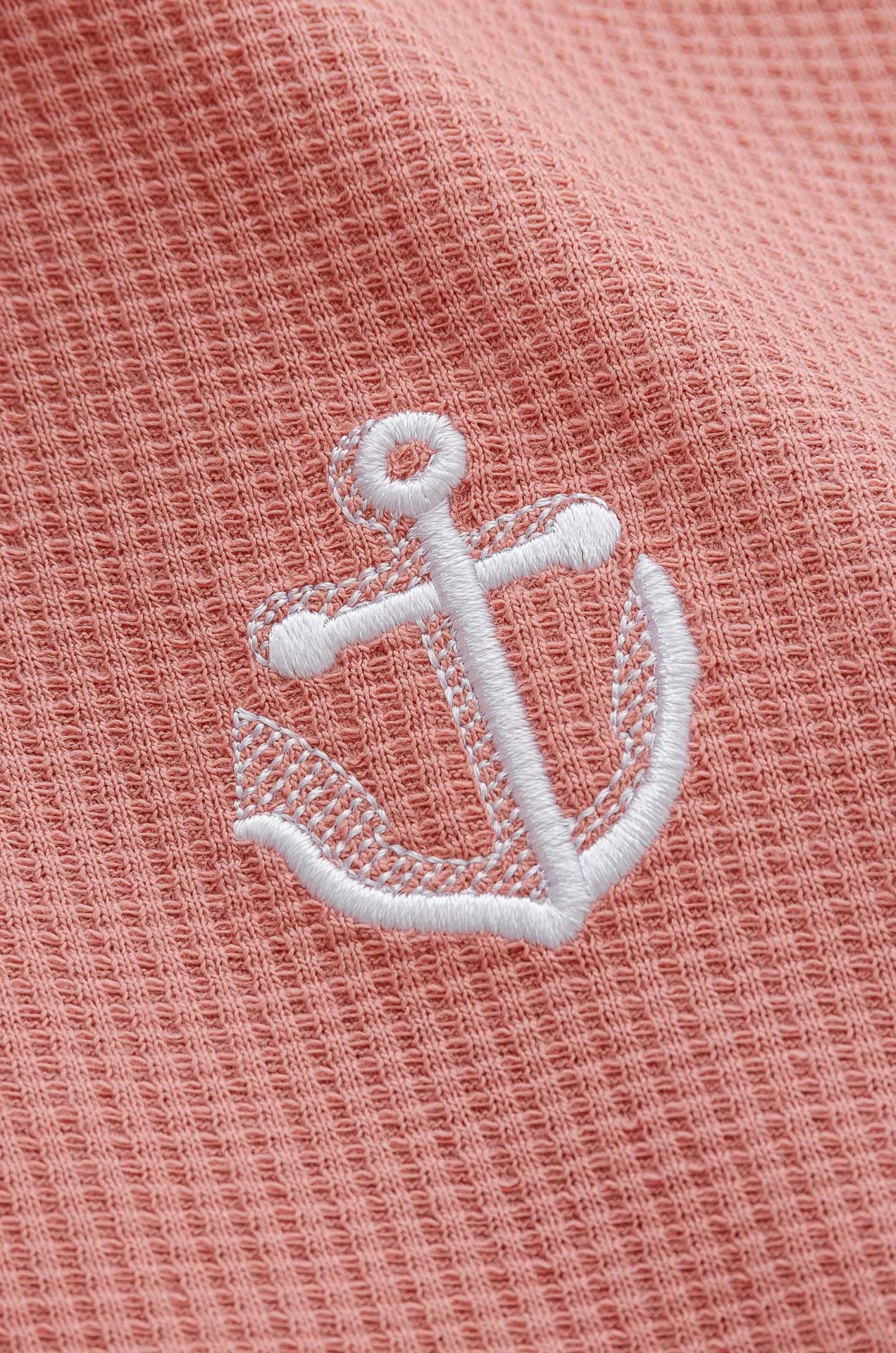 TB -2025ss 会呼吸的面料100%匹马棉胸前标志性装饰华夫格肌理感男士圆领短袖T恤衫#面料精选生