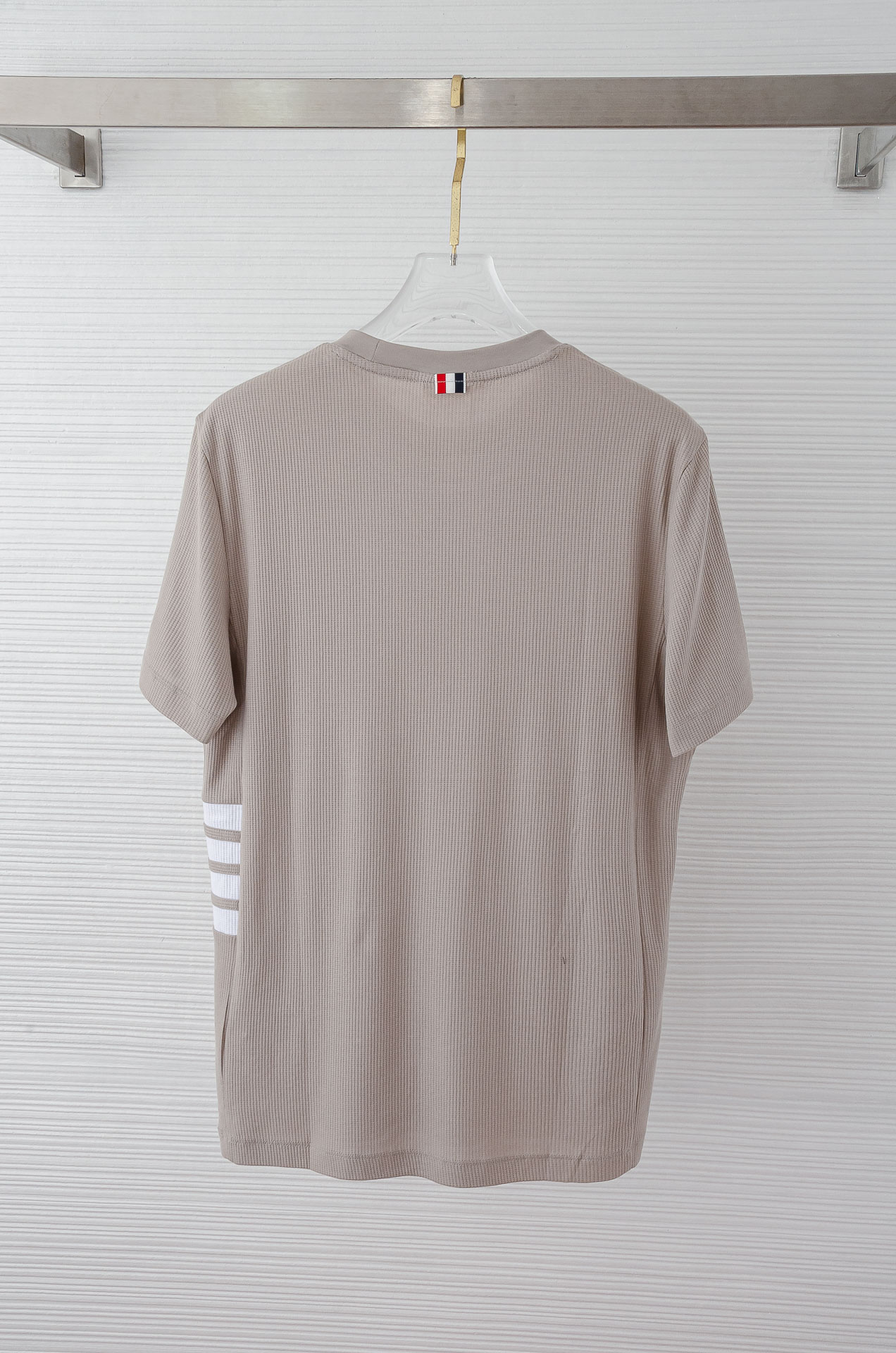 TB -2025ss 会呼吸的面料100%匹马棉胸前标志性装饰华夫格肌理感男士圆领短袖T恤衫#面料精选生