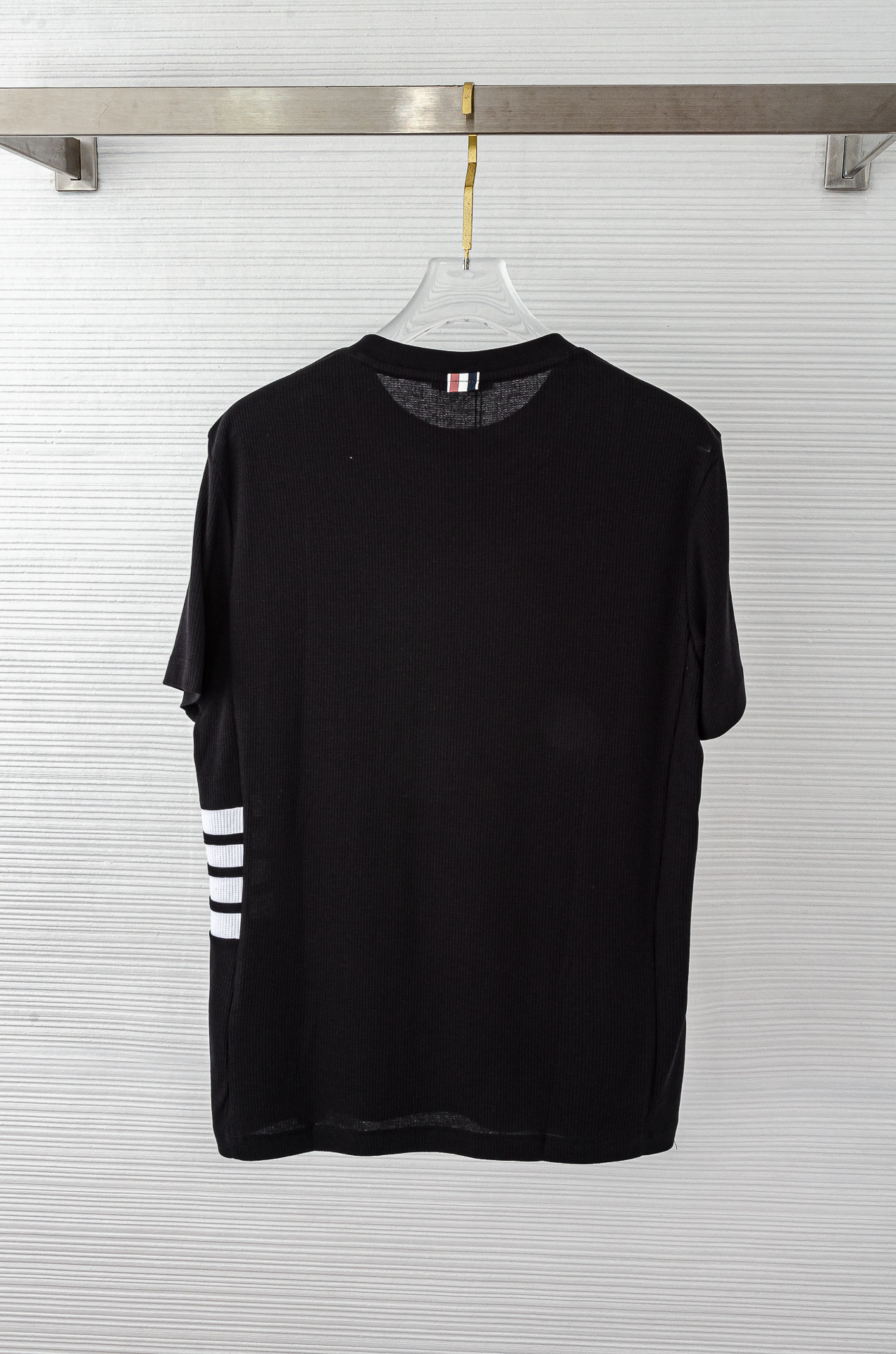 TB -2025ss 会呼吸的面料100%匹马棉胸前标志性装饰华夫格肌理感男士圆领短袖T恤衫#面料精选生