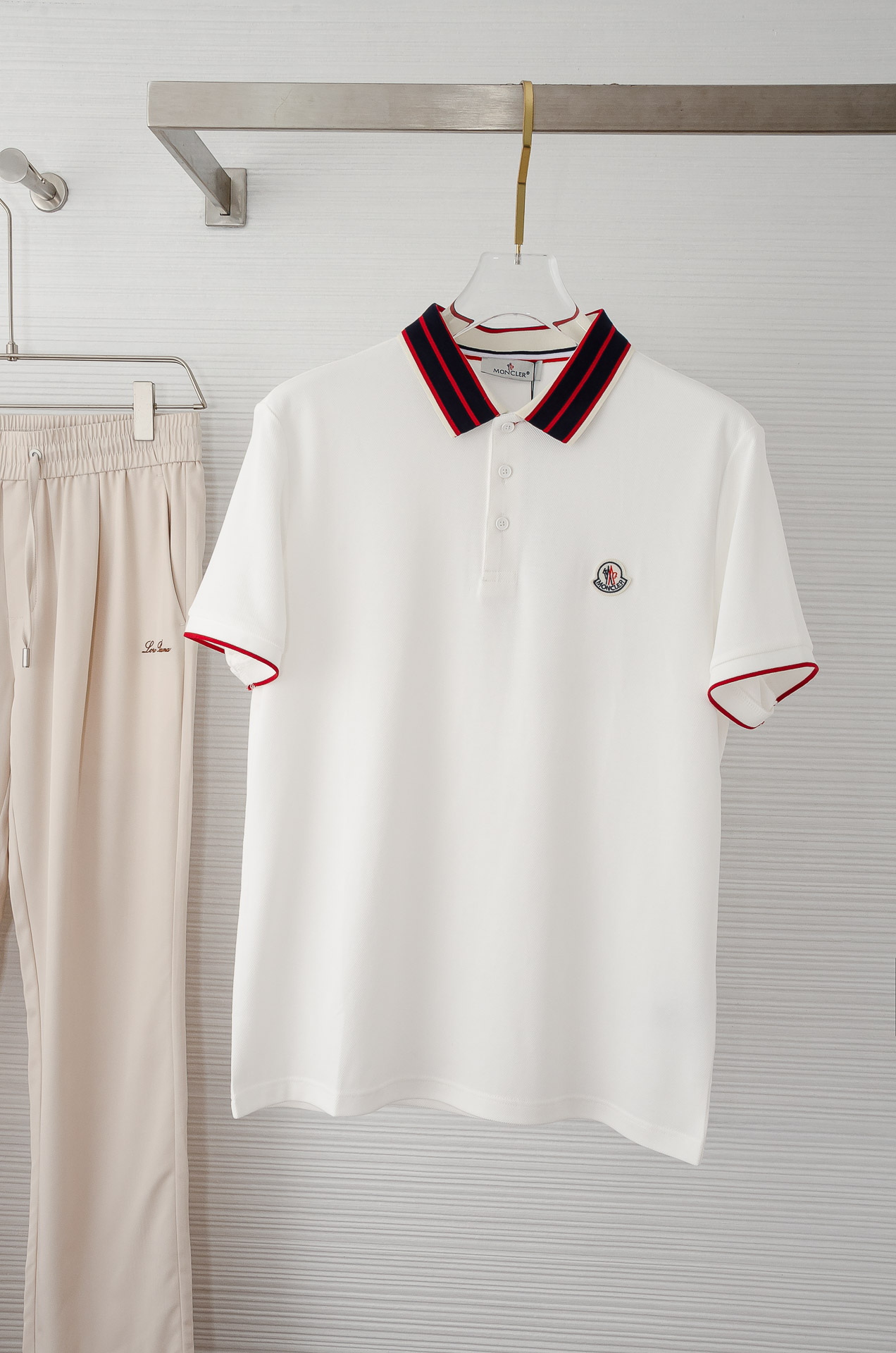 蒙口 MONC#* LER 2025//男士商务休闲纯色翻领短袖POLO衫#客供进口100%珠地棉面料，