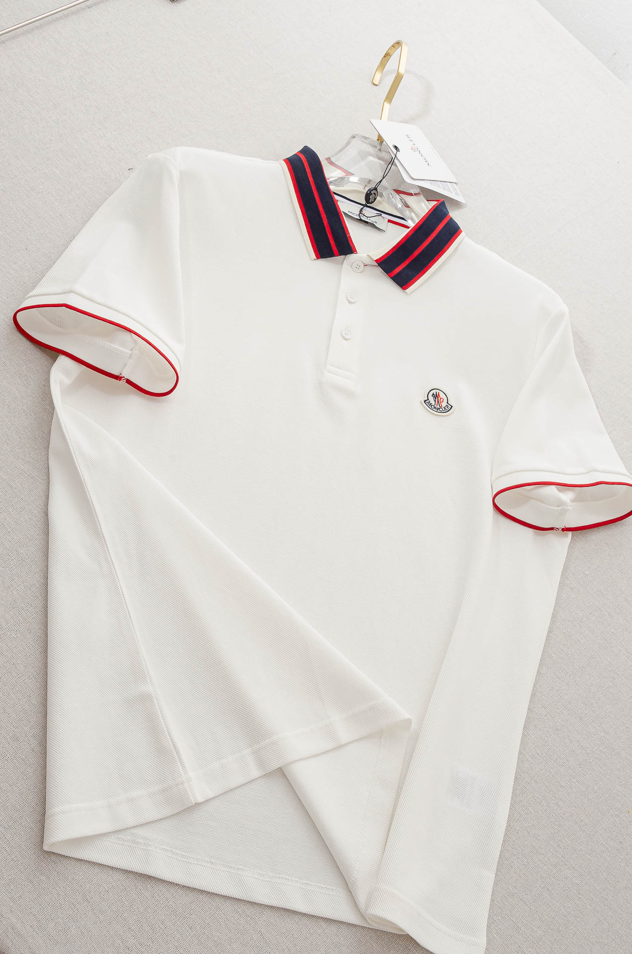 蒙口 MONC#* LER 2025//男士商务休闲纯色翻领短袖POLO衫#客供进口100%珠地棉面料，