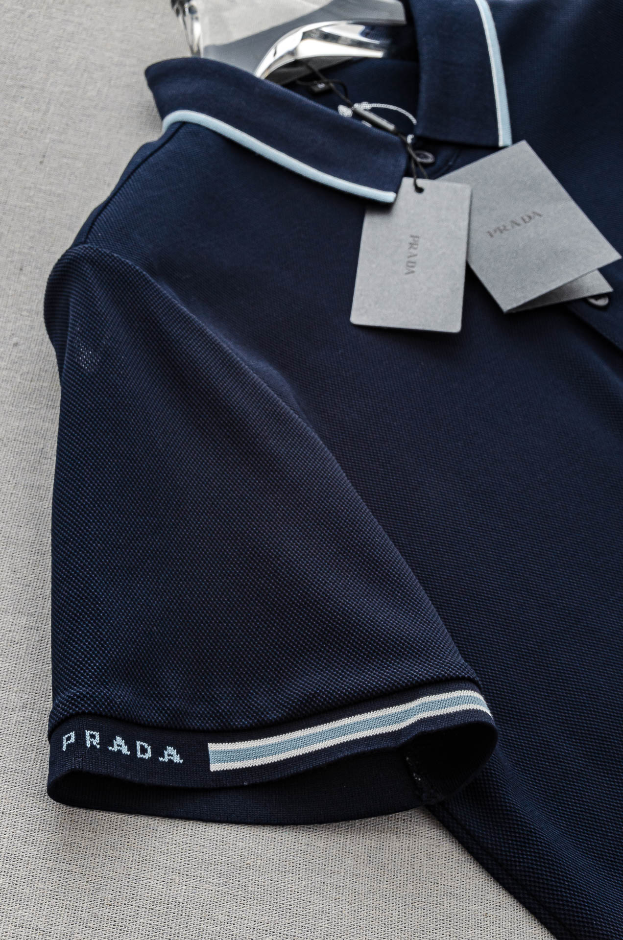 PRA#* DA 普拉#达2025//男士商务休闲纯色翻领短袖POLO衫#客供进口100%珠地棉面料，甄