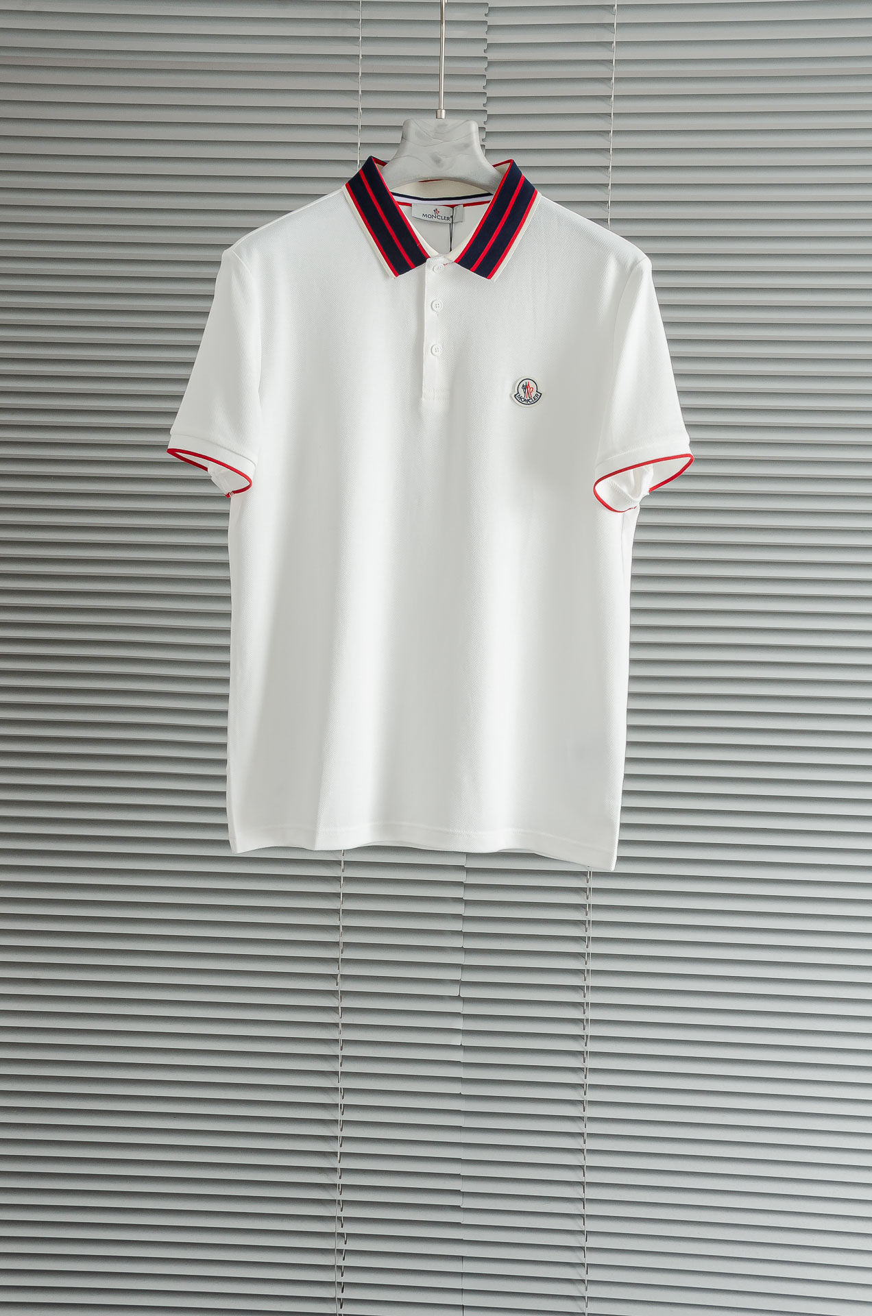 MONCL/ER 蒙口2025//男士商务休闲纯色翻领短袖POLO衫#客供进口100%珠地棉面料，甄选上