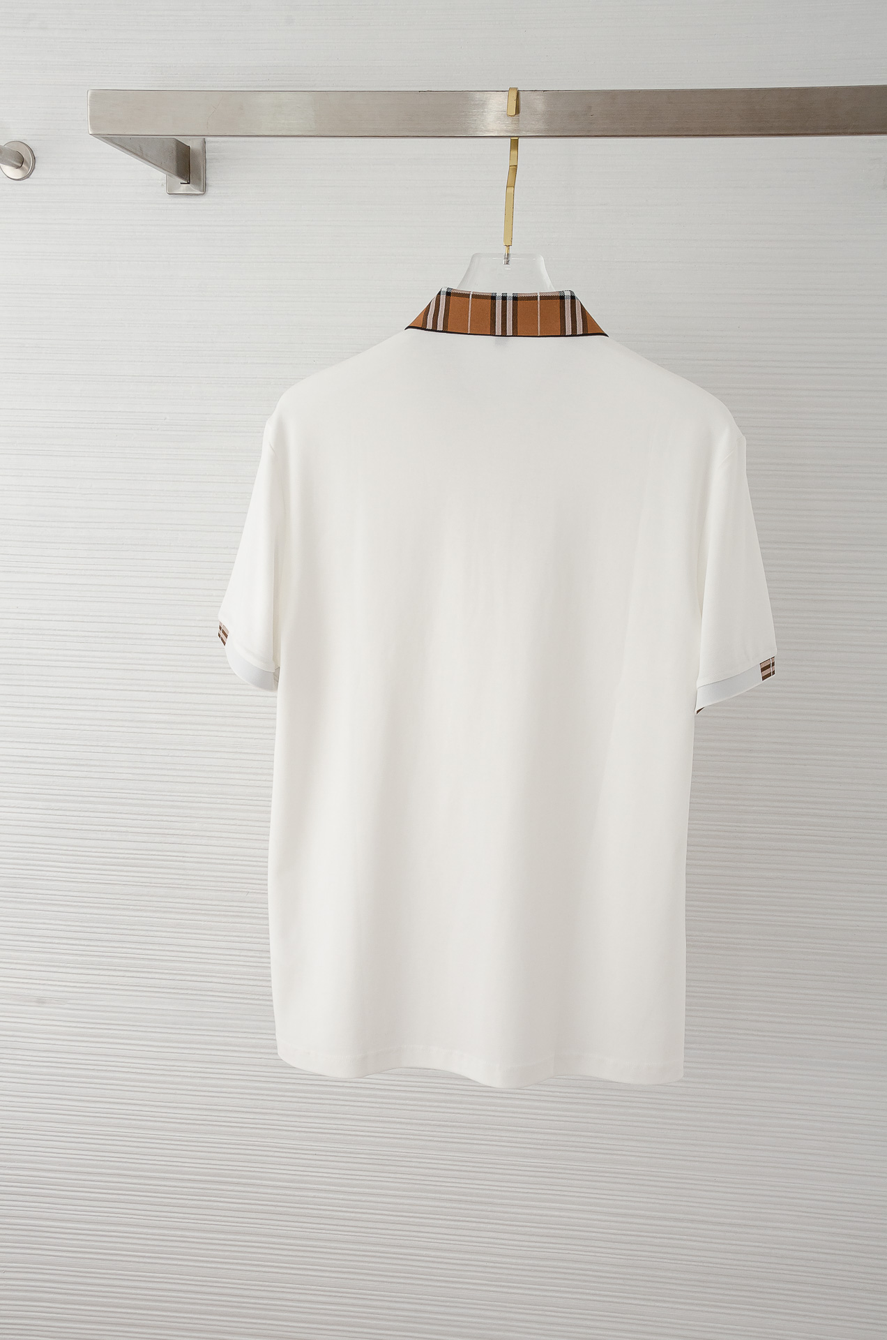 BBR 巴/宝/莉2025//男士商务休闲纯色翻领短袖POLO衫#客供进口100%珠地棉面料，甄选上等长