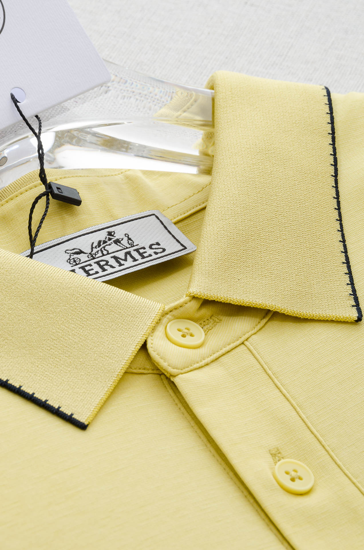 HER#* MES 2025//男士商务休闲纯色翻领短袖POLO衫#客供进口100%珠地棉面料，甄选上等