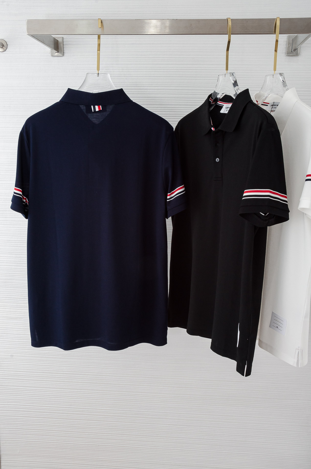 TB 2025//男士商务休闲纯色翻领短袖POLO衫#客供进口100%珠地棉面料，甄选上等长绒棉花原料，