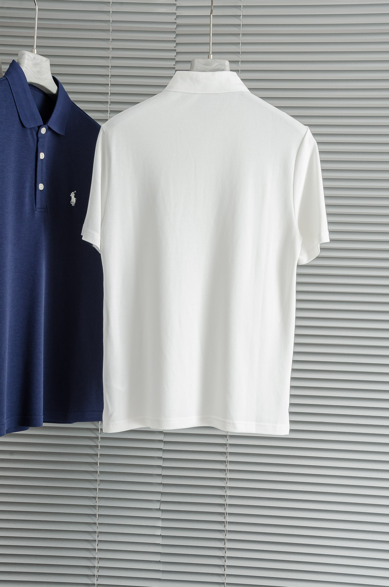 POLO 2025SS客供精梳棉+再生纤维素纤维网眼珠地丝光处理丝滑透气凉爽定织翻领男士商务休闲短袖PO