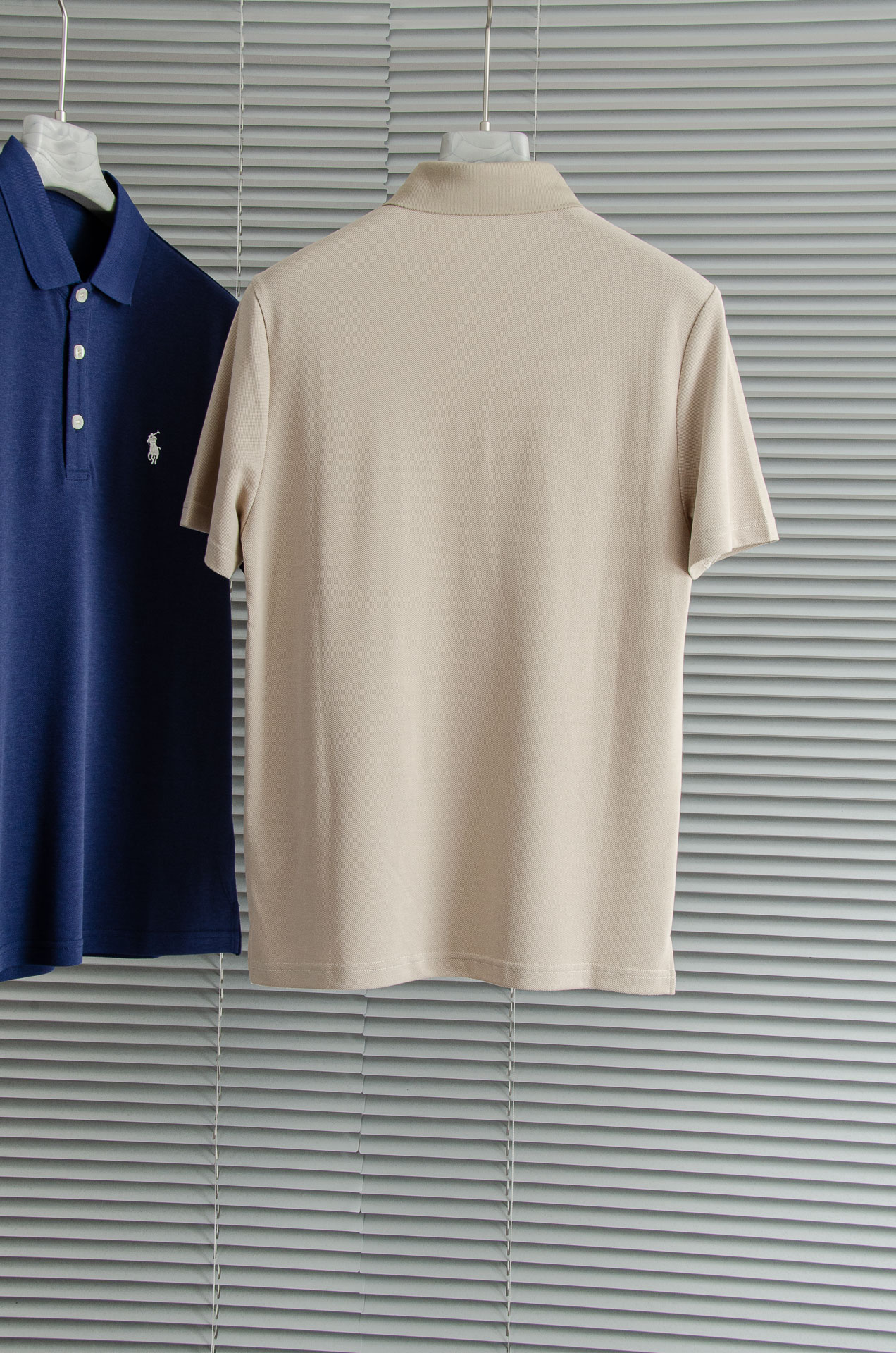 Polo 2025SS客供精梳棉+再生纤维素纤维网眼珠地丝光处理丝滑透气凉爽定织翻领男士商务休闲短袖PO