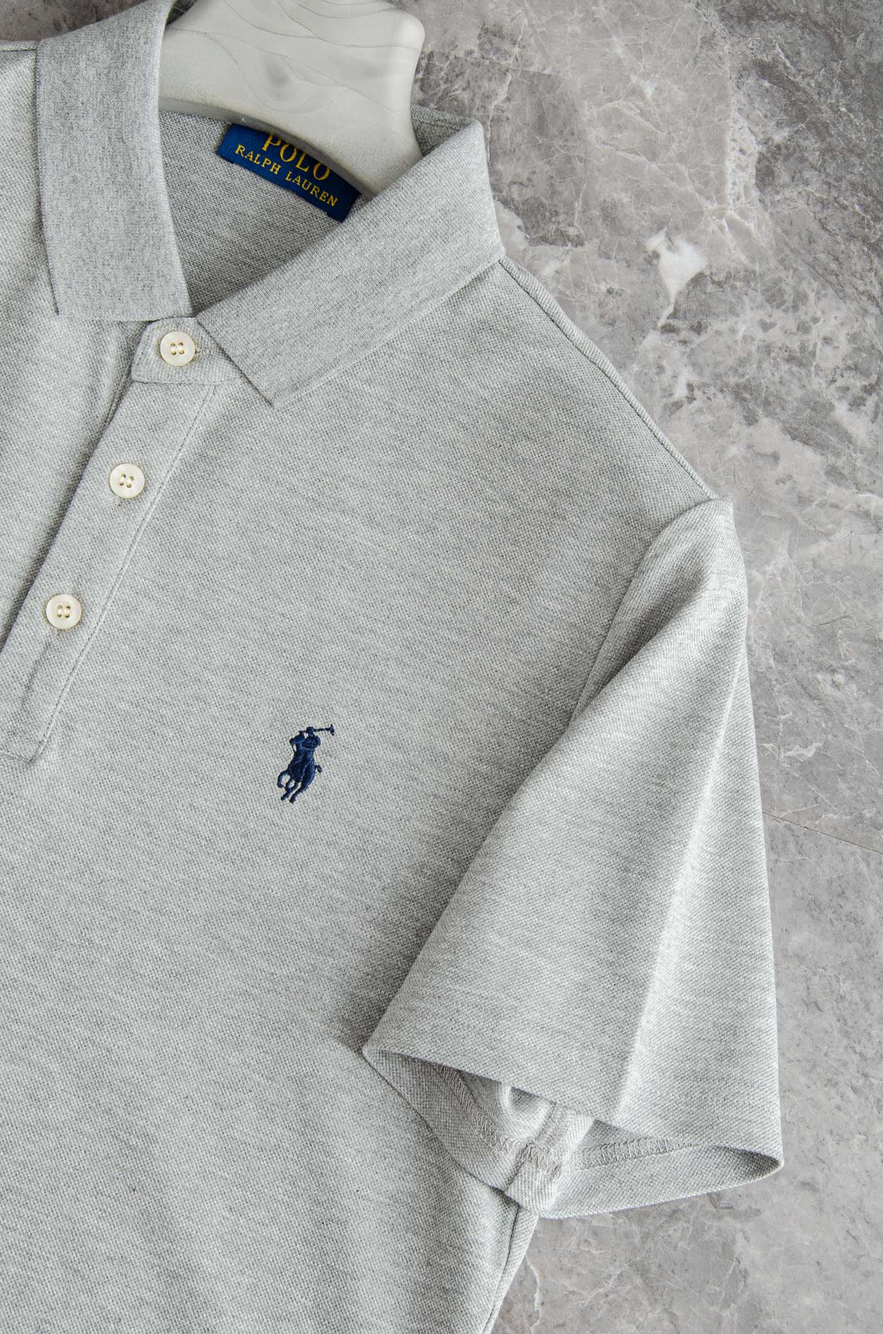 Polo2025SS客供精梳棉+再生纤维素纤维网眼珠地丝光处理丝滑透气凉爽定织翻领男士商务休闲短袖POL