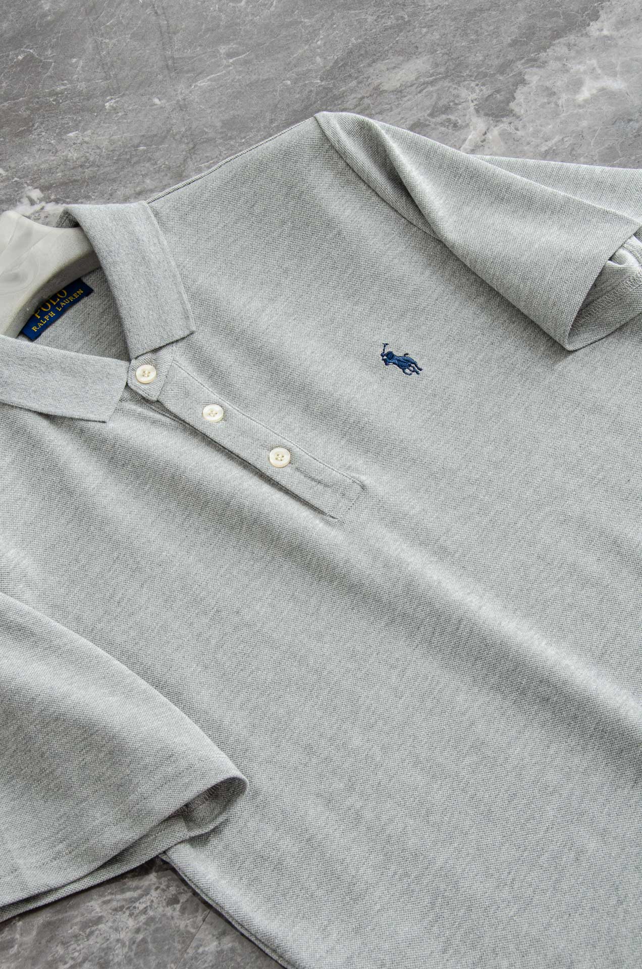 Polo2025SS客供精梳棉+再生纤维素纤维网眼珠地丝光处理丝滑透气凉爽定织翻领男士商务休闲短袖POL