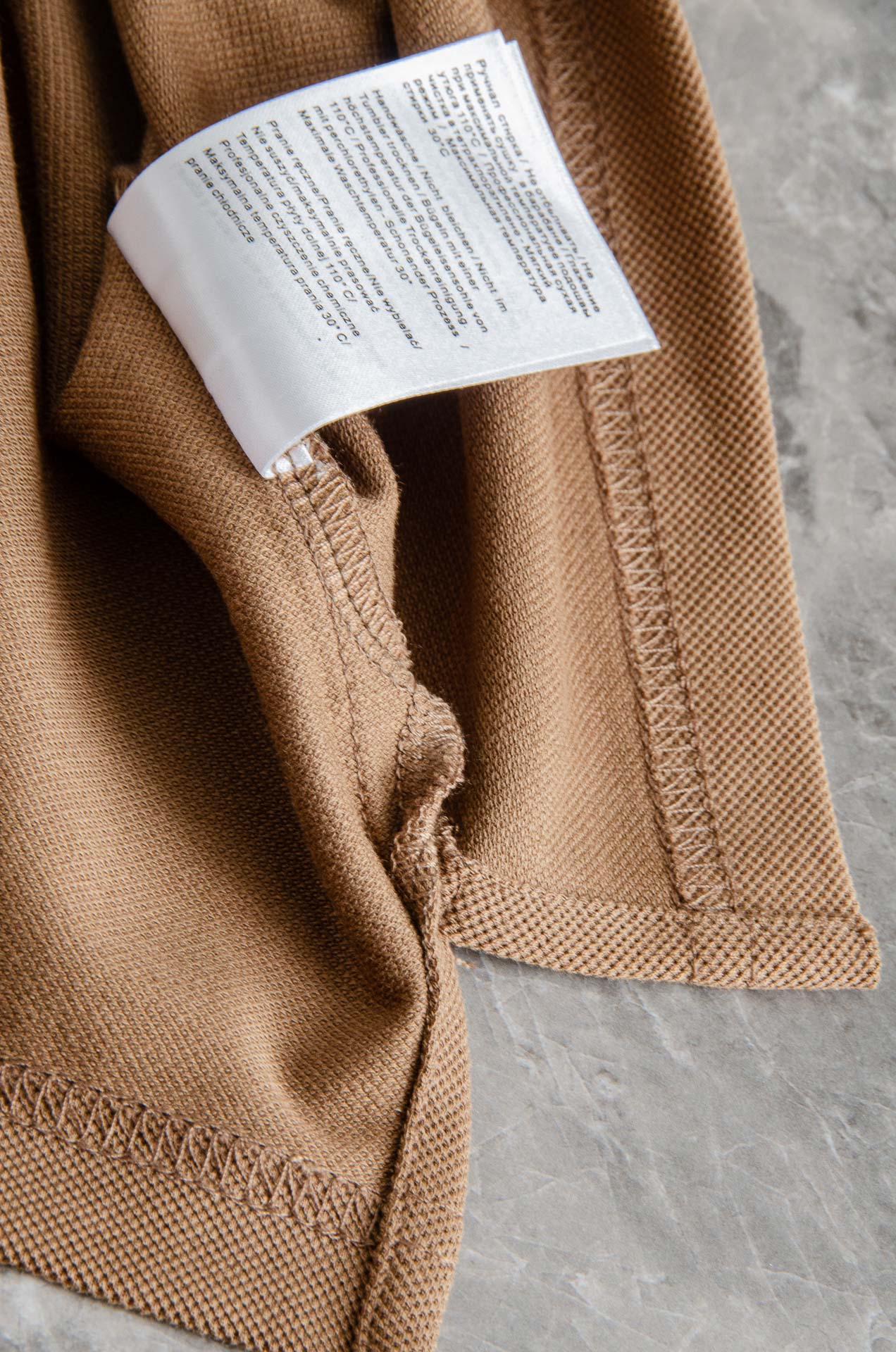 TF 2025SS客供精梳棉+再生纤维素纤维网眼珠地丝光处理丝滑透气凉爽定织翻领男士商务休闲短袖POLO