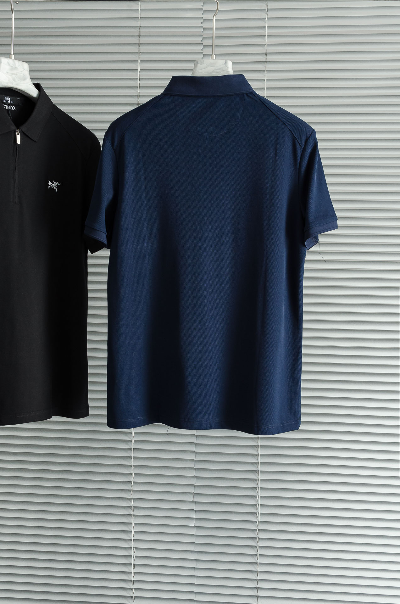 ARC#*TERYX 鸟牌 2025//男士商务休闲纯色翻领短袖POLO衫#客供进口100%珠地棉面料，