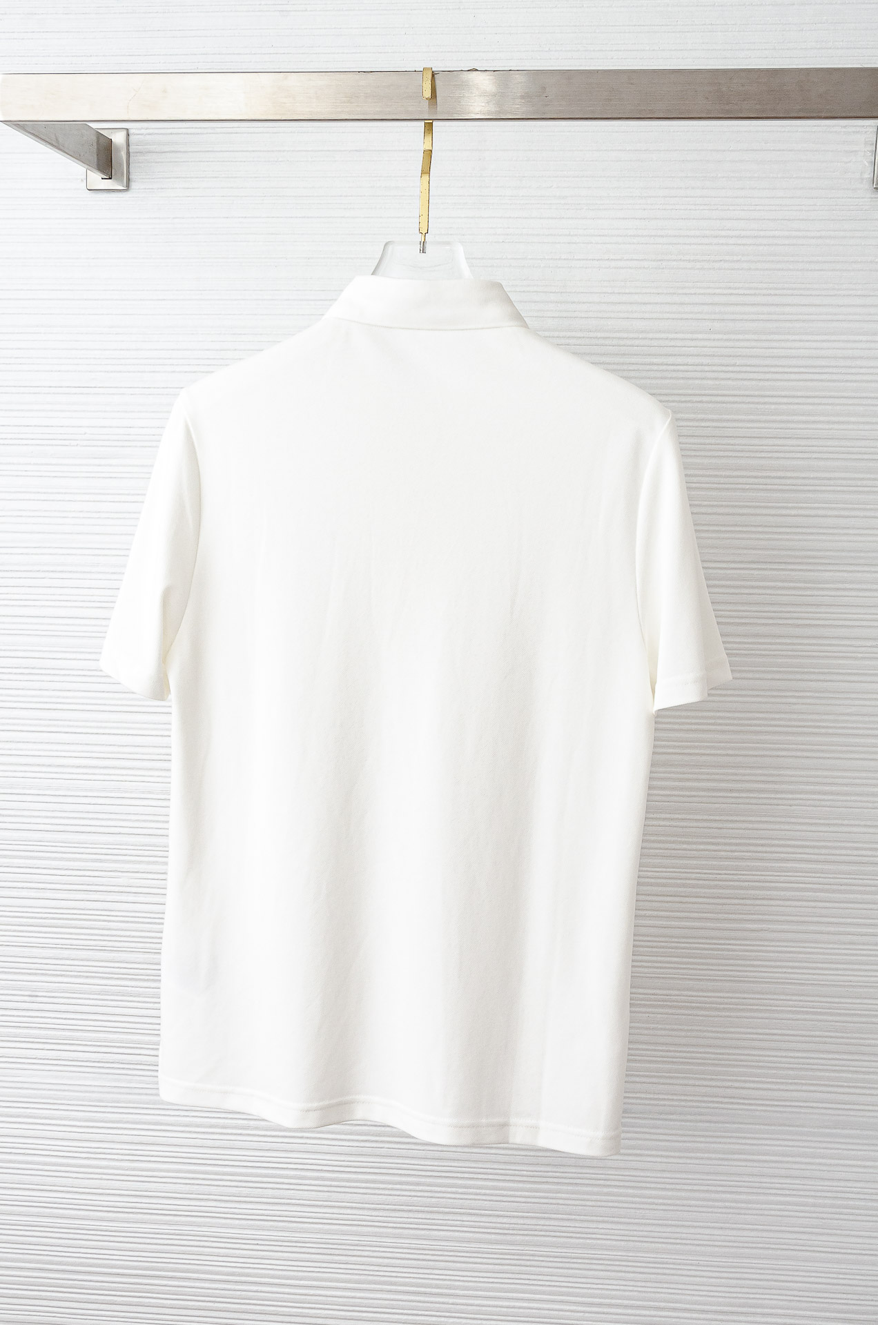 Burberry 巴宝莉2026SS客供精梳棉+再生纤维素纤维网眼珠地丝光处理丝滑透气凉爽定织翻领男士商