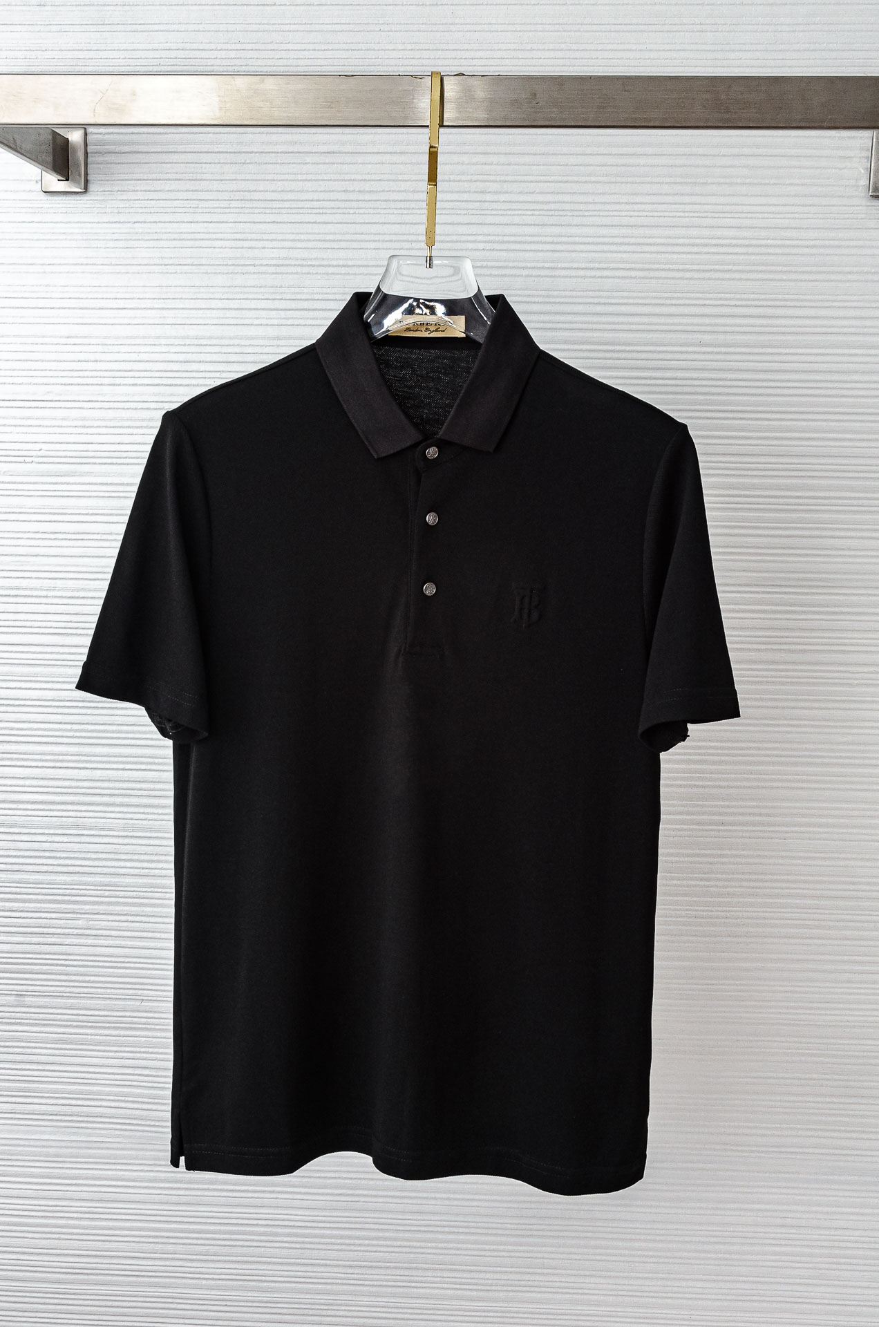 Burberry 巴宝莉2026SS客供精梳棉+再生纤维素纤维网眼珠地丝光处理丝滑透气凉爽定织翻领男士商