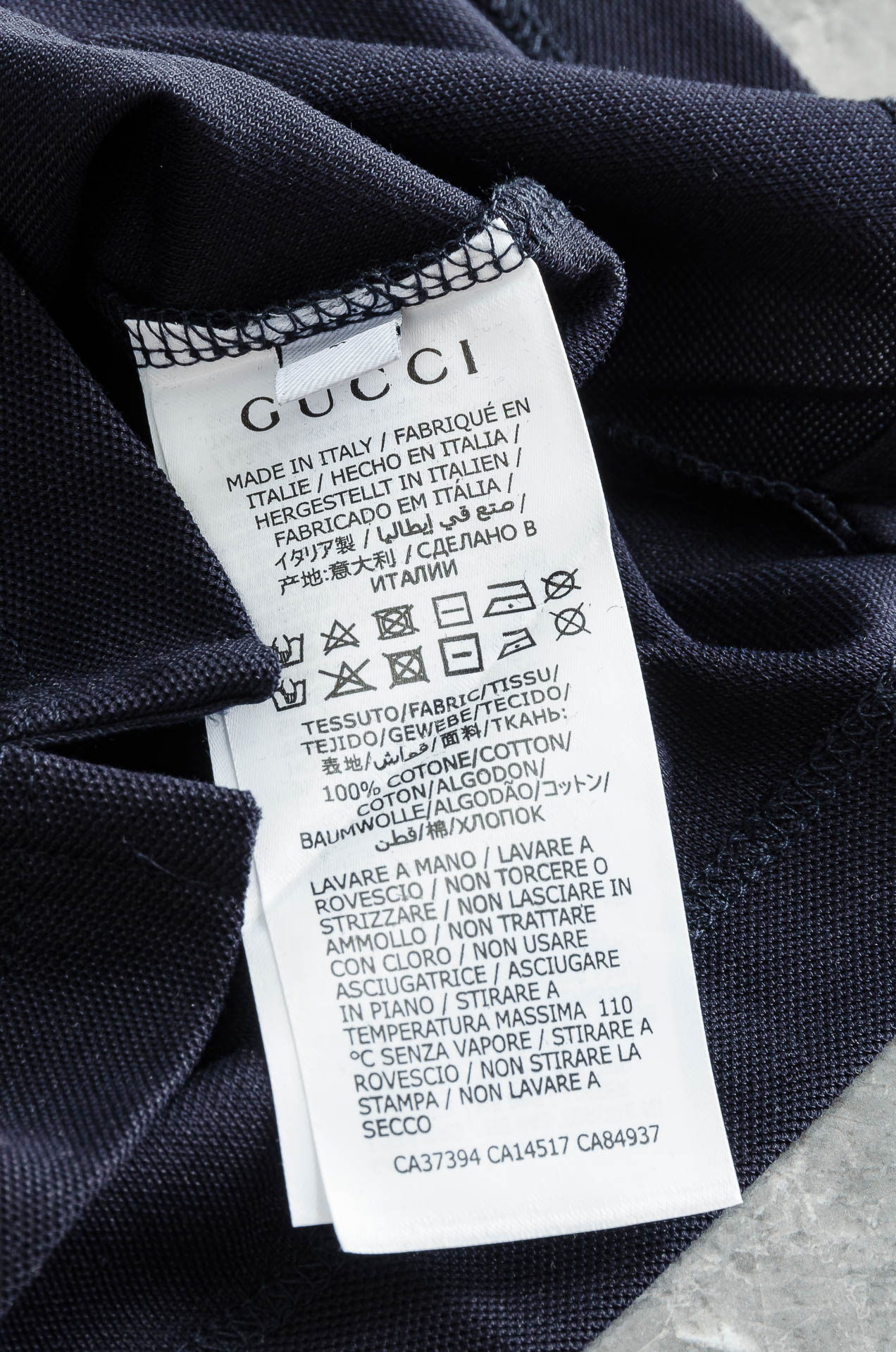   
 Gucc*i. 古驰2025//男士商务休闲纯色翻领短袖POLO衫#客供进口100%珠地棉面料，