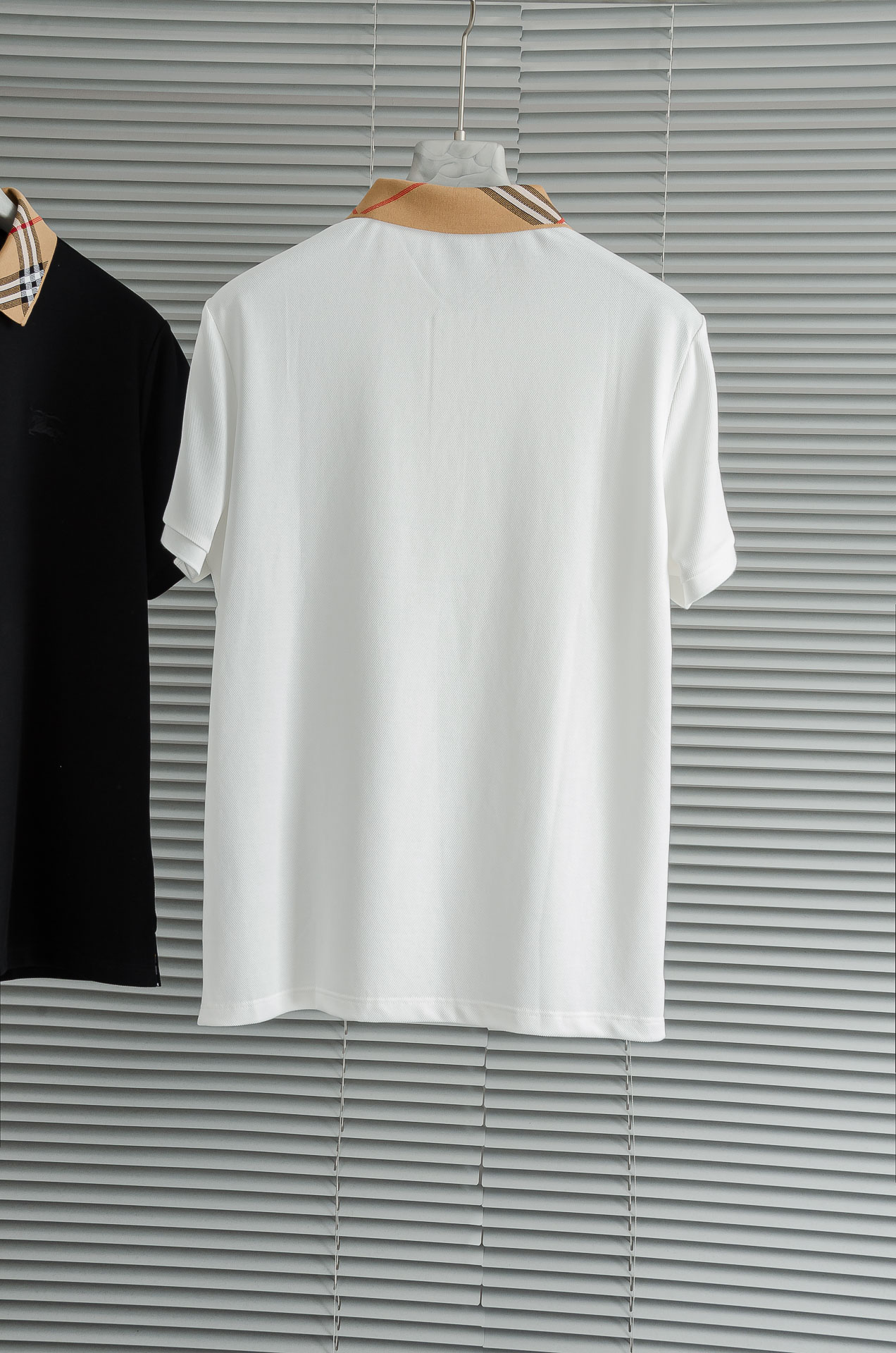 Nea# BBR 巴/宝/莉2025//男士商务休闲纯色翻领短袖POLO衫#客供进口100%珠地棉面料，