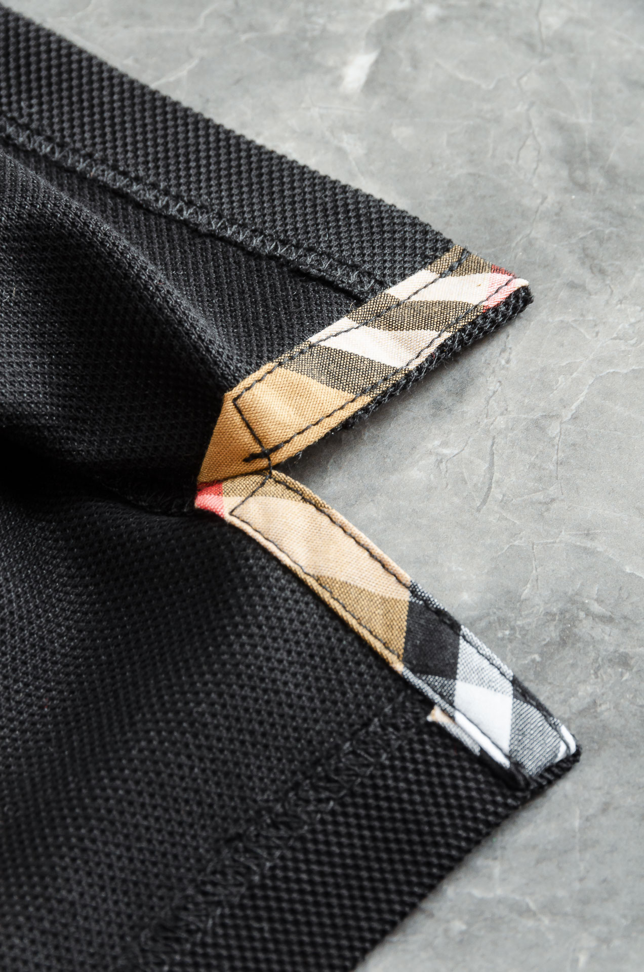 Nea# BBR 巴/宝/莉2025//男士商务休闲纯色翻领短袖POLO衫#客供进口100%珠地棉面料，