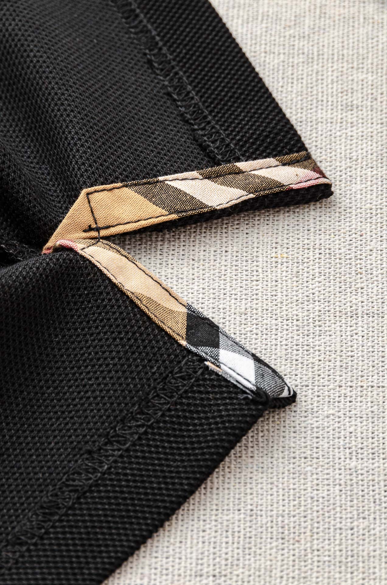 Burberry 巴宝莉 2025//男士商务休闲纯色翻领短袖POLO衫#客供进口100%珠地棉面料，甄