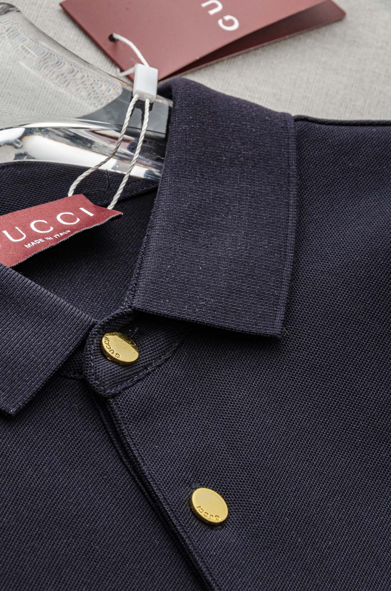 GUCC.I. 古驰2025//男士商务休闲纯色翻领短袖POLO衫#客供进口100%珠地棉面料，甄选上等