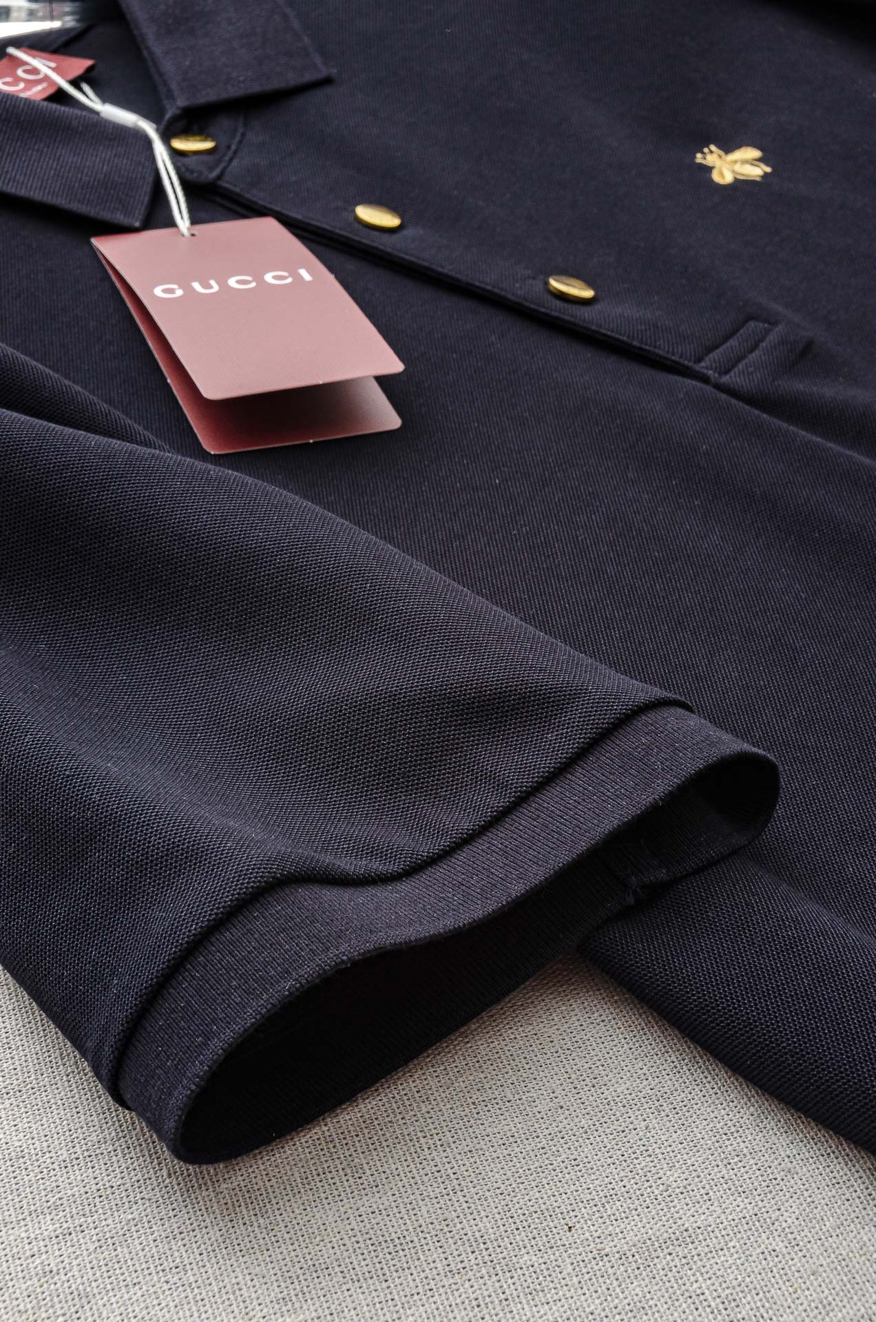 GUCC.I. 古驰2025//男士商务休闲纯色翻领短袖POLO衫#客供进口100%珠地棉面料，甄选上等