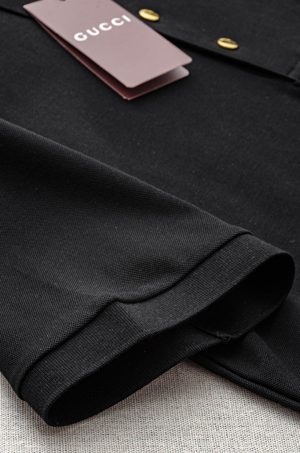 GUCC.I. 古驰2025//男士商务休闲纯色翻领短袖POLO衫#客供进口100%珠地棉面料，甄选上等