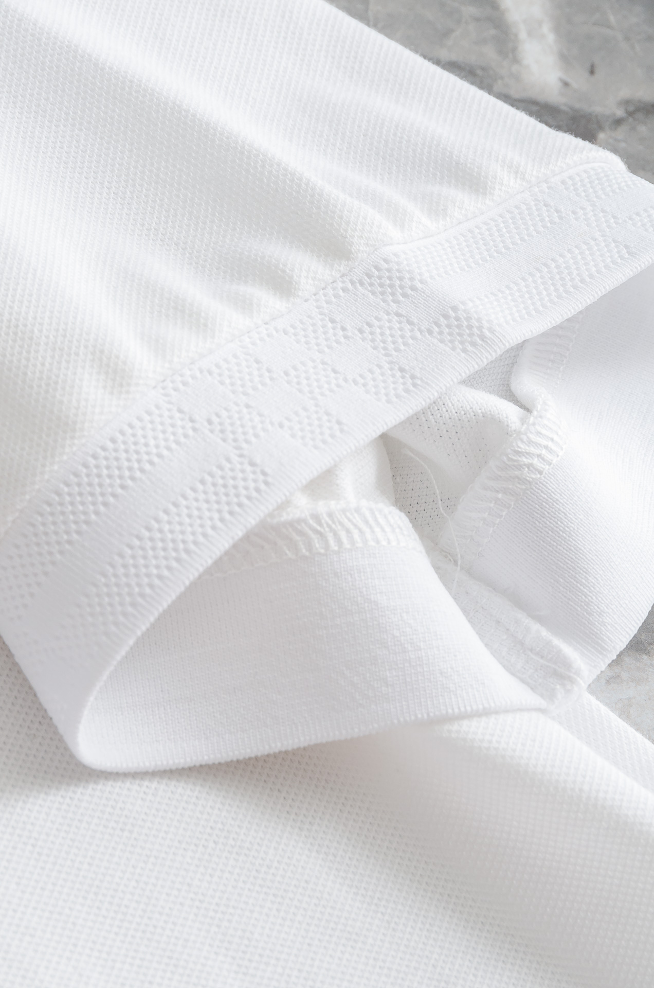 BURBER*RY 巴宝莉25SS春夏新款网眼珠地液氨处理工艺Polo衫，男士经典条纹撞色翻领商务休闲短