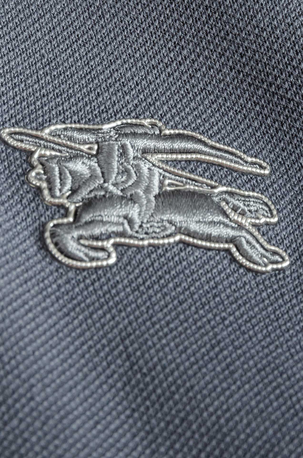 BURBER*RY 巴宝莉25SS春夏新款网眼珠地液氨处理工艺Polo衫，男士经典条纹撞色翻领商务休闲短