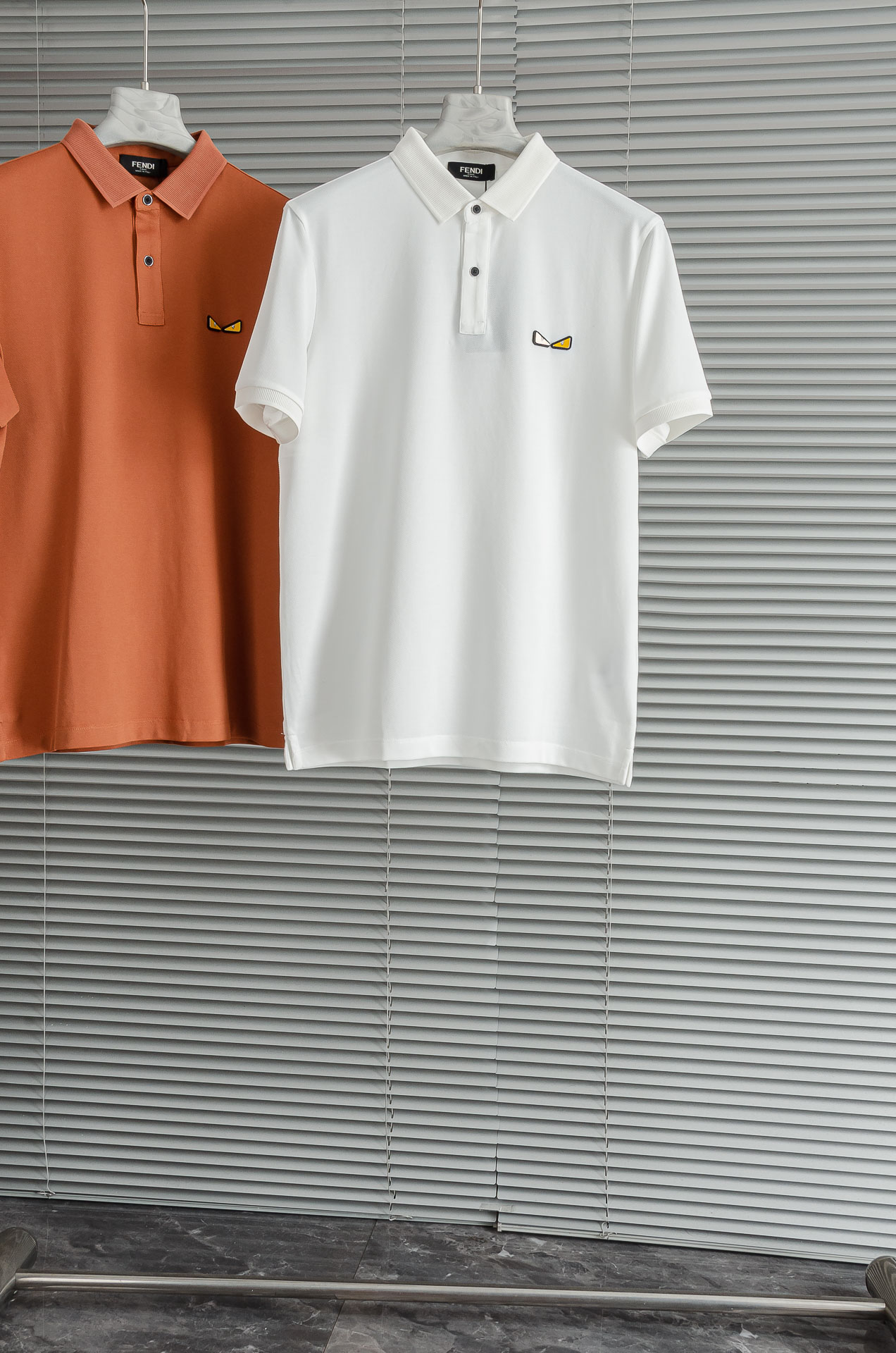 FEN*DI 2025SS春夏新款网眼珠地Polo衫，男士翻领商务休闲短袖Polo衫！商务休闲皆宜的百搭