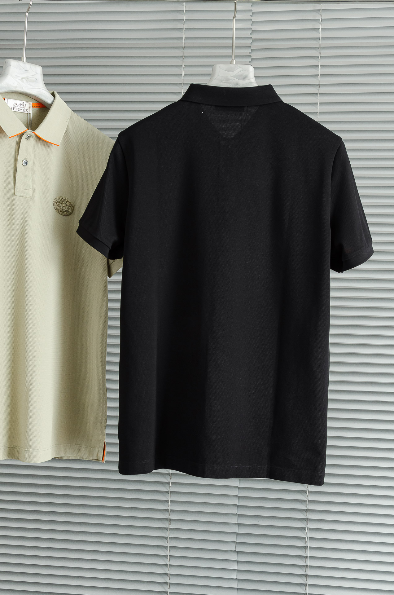 HER#MES2025SS春夏新款网眼珠地Polo衫，男士翻领商务休闲短袖Polo衫！商务休闲皆宜的百搭