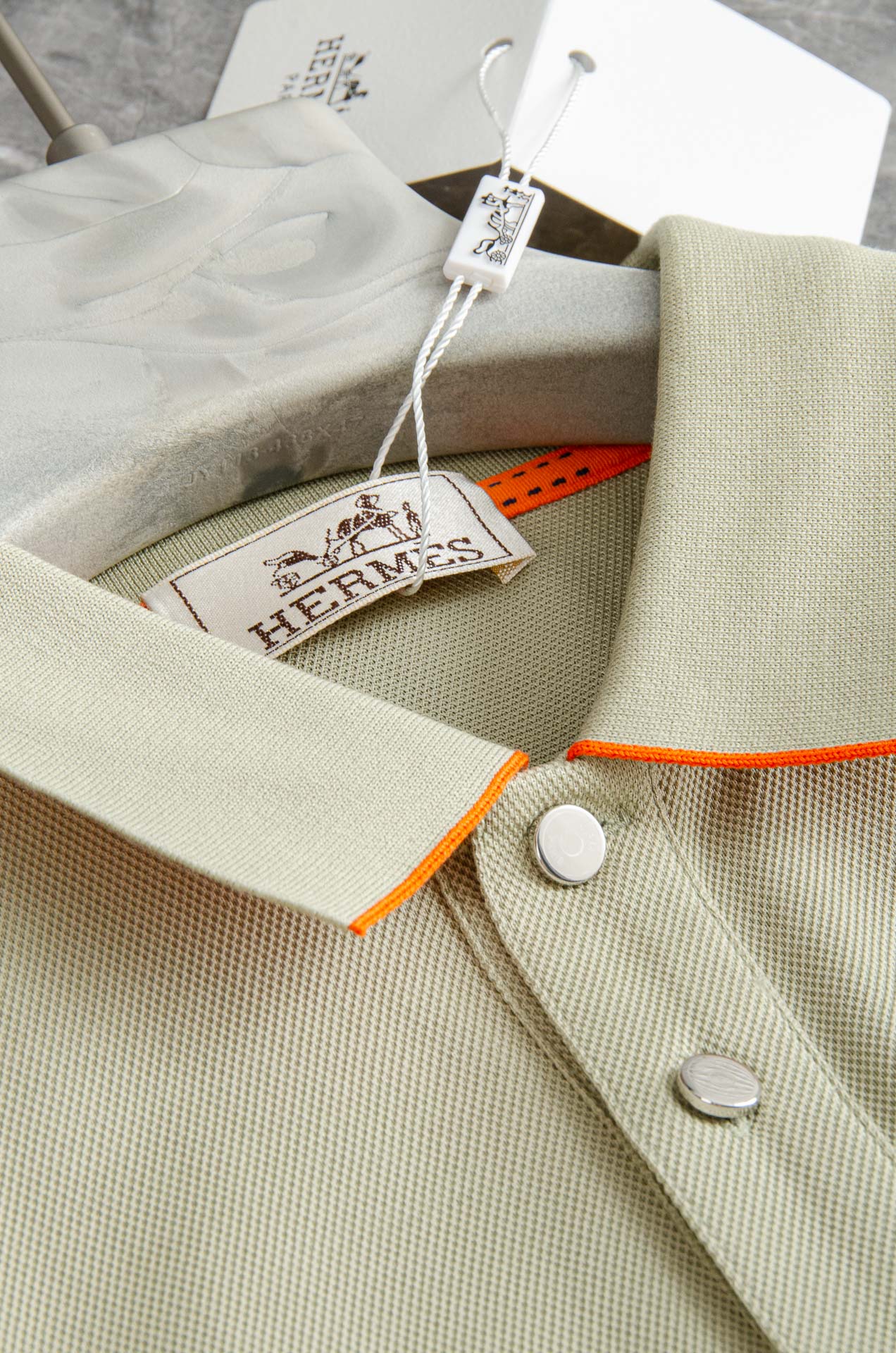 HER#MES2025SS春夏新款网眼珠地Polo衫，男士翻领商务休闲短袖Polo衫！商务休闲皆宜的百搭