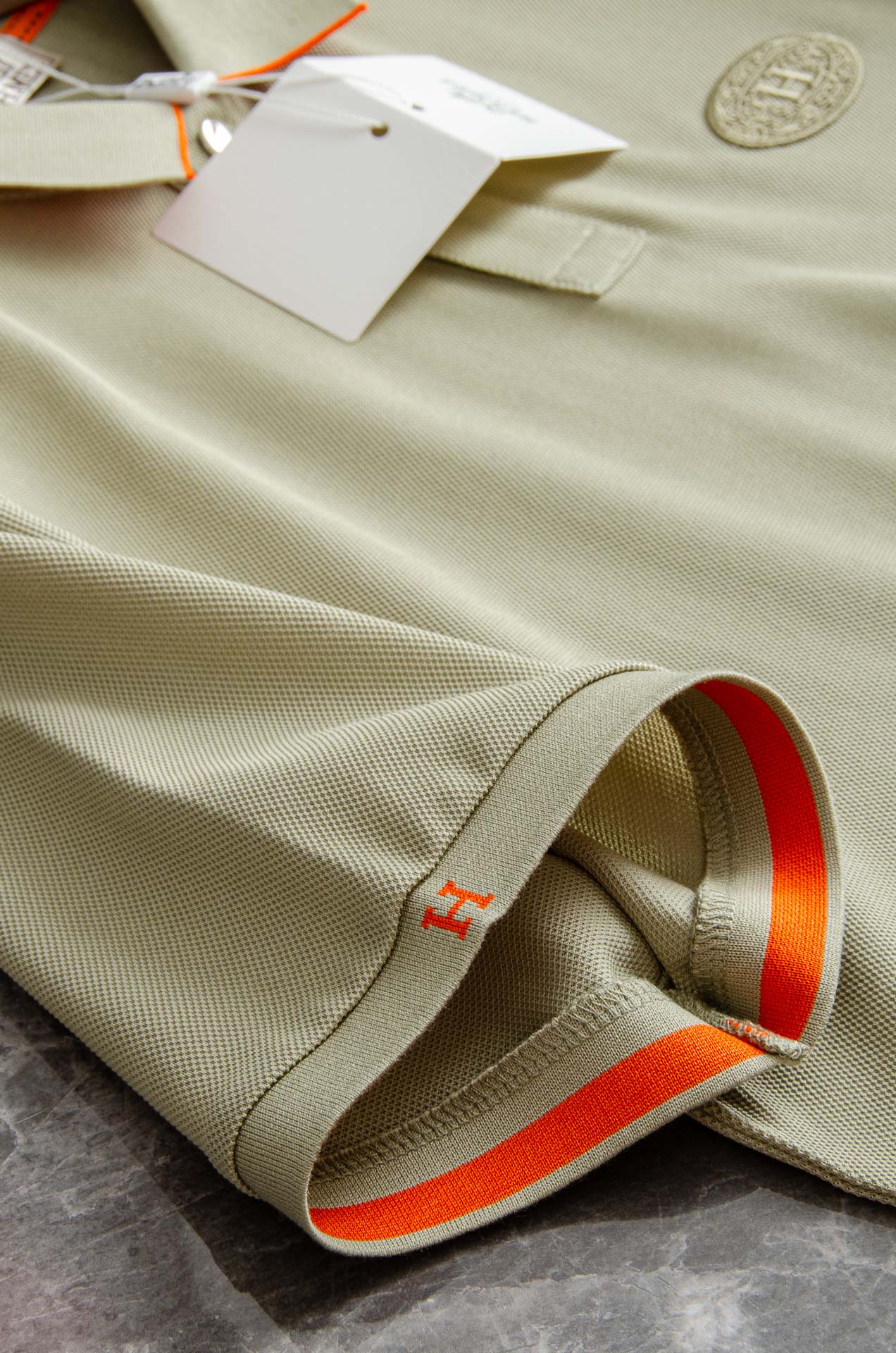 HER#MES2025SS春夏新款网眼珠地Polo衫，男士翻领商务休闲短袖Polo衫！商务休闲皆宜的百搭